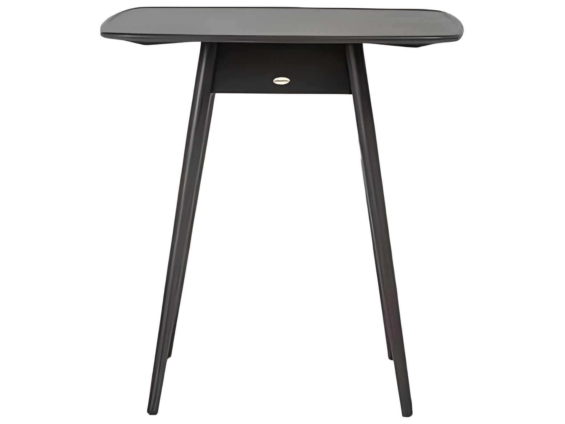 Ratana Alinea Silver Ash Grey Aluminum Square Umbrella Hole Bar Table
