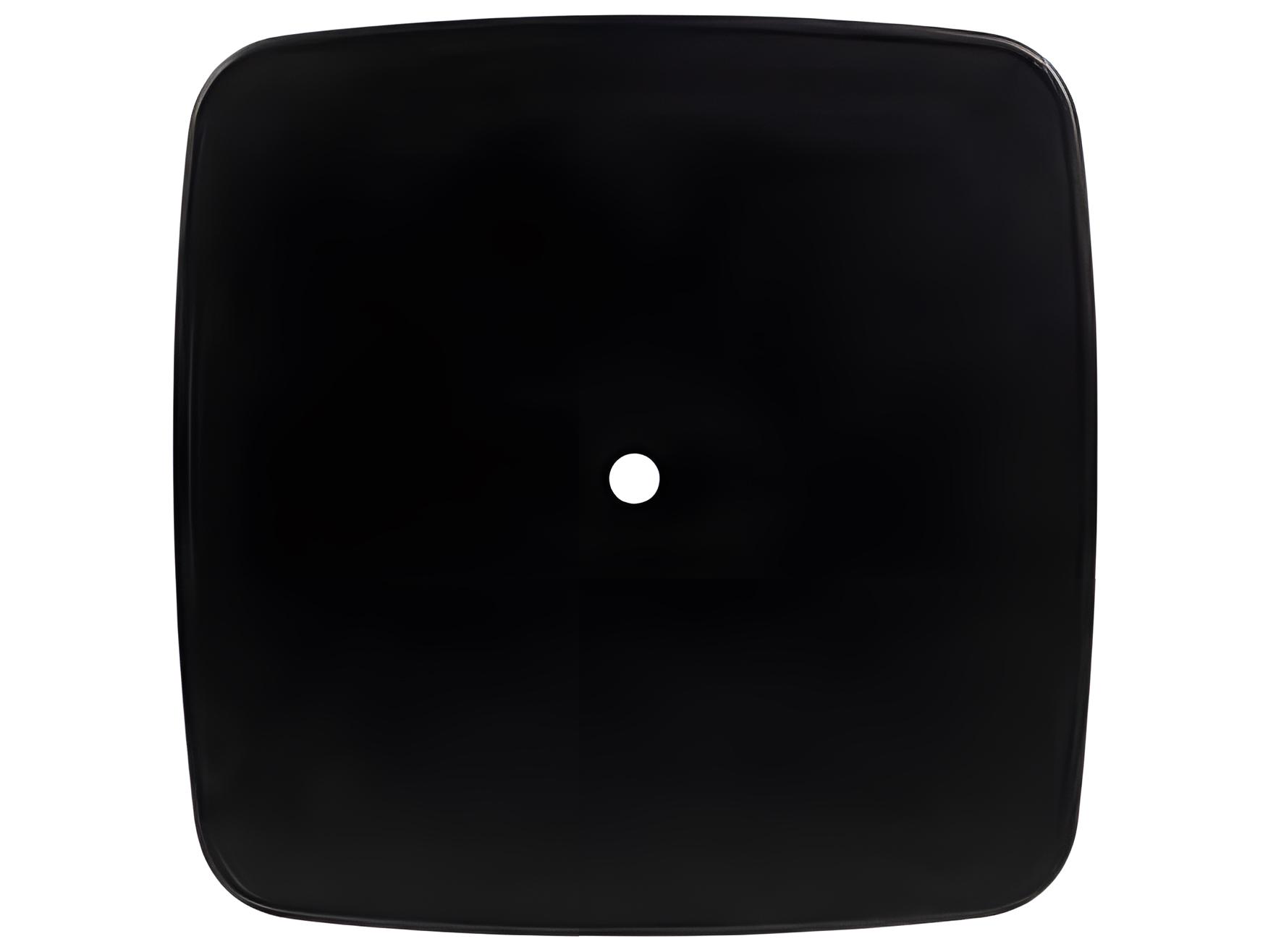 Ratana Alinea Silver Diva Night Aluminum Square Umbrella Hole Bar Table