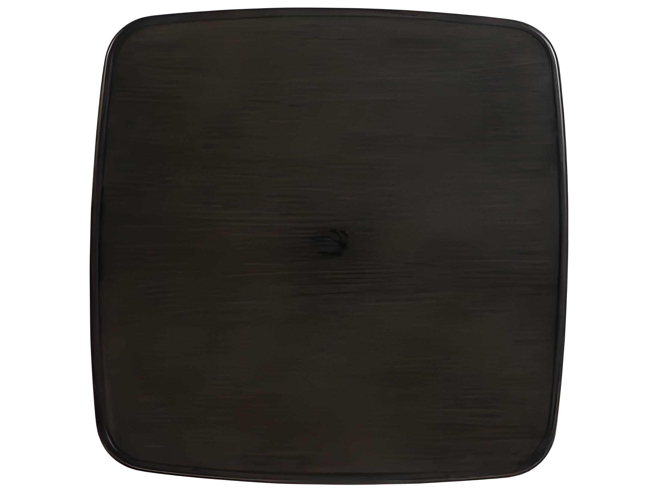 Ratana Alinea Silver Ash Grey Aluminum Square Umbrella Hole Dining Table