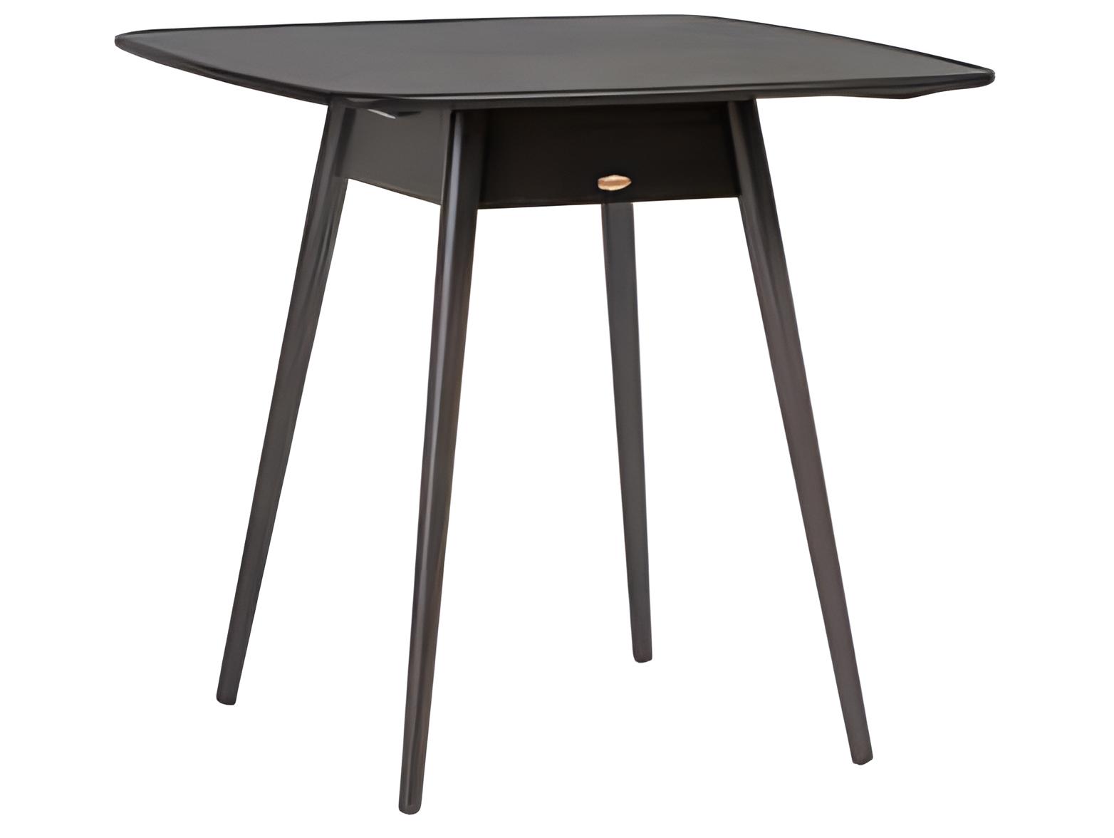 Ratana Alinea Silver Ash Grey Aluminum Square Umbrella Hole Counter Table