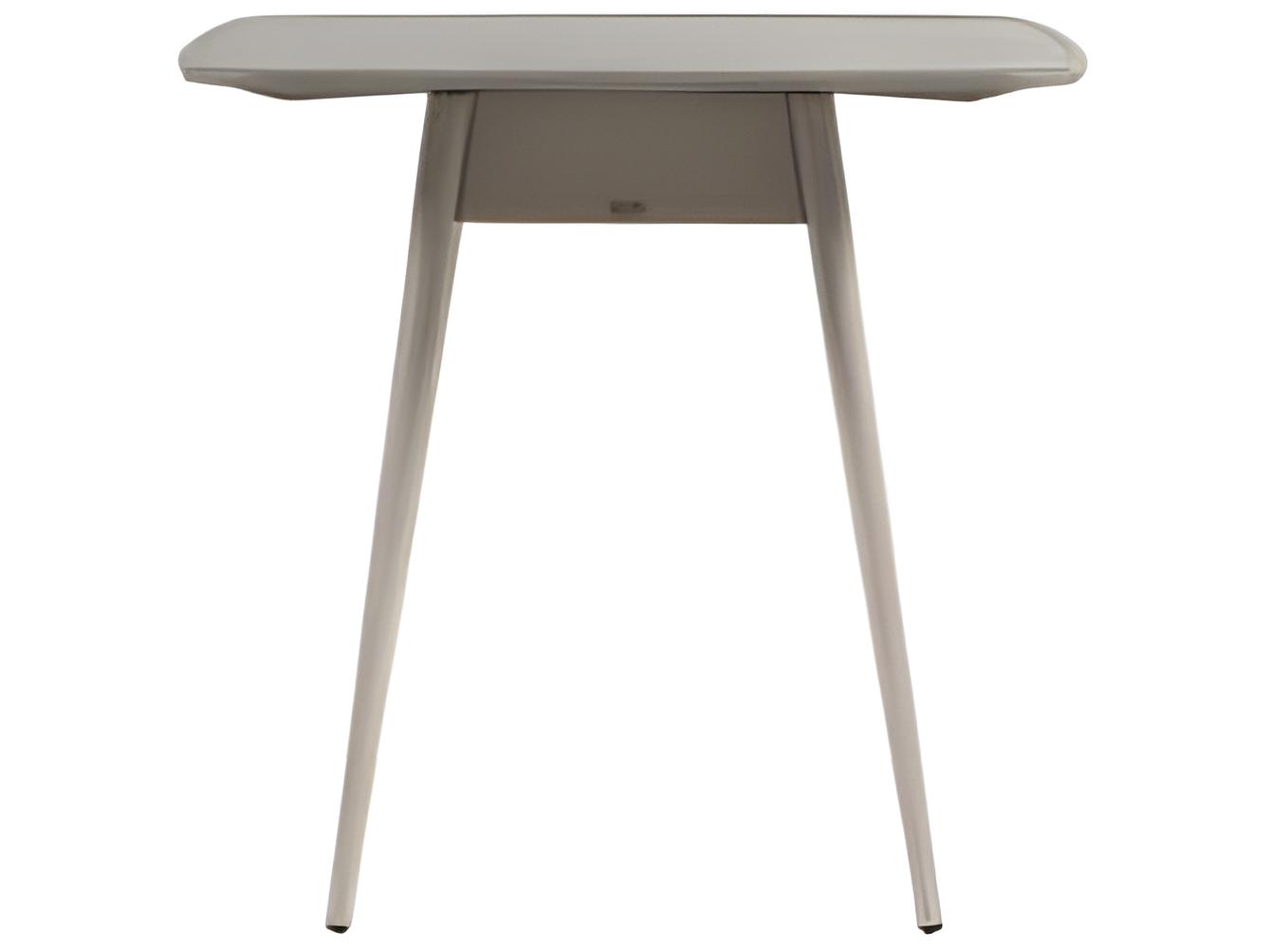 Ratana Alinea Silver Pearl Aluminum Square Umbrella Hole Counter Table