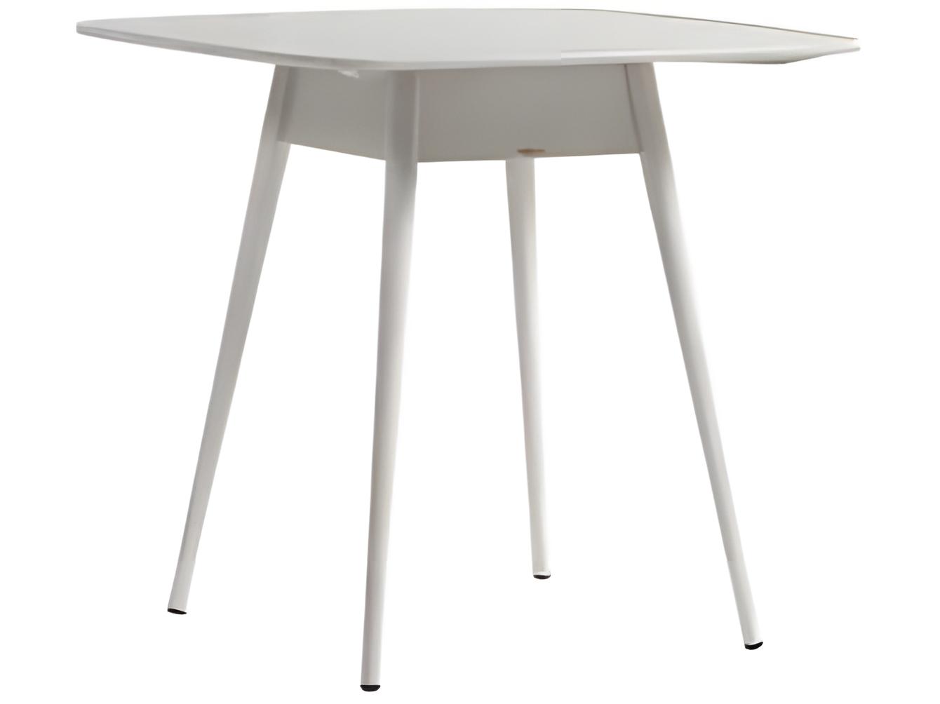 Ratana Alinea Silver Whitewash Aluminum Square Umbrella Hole Counter Table