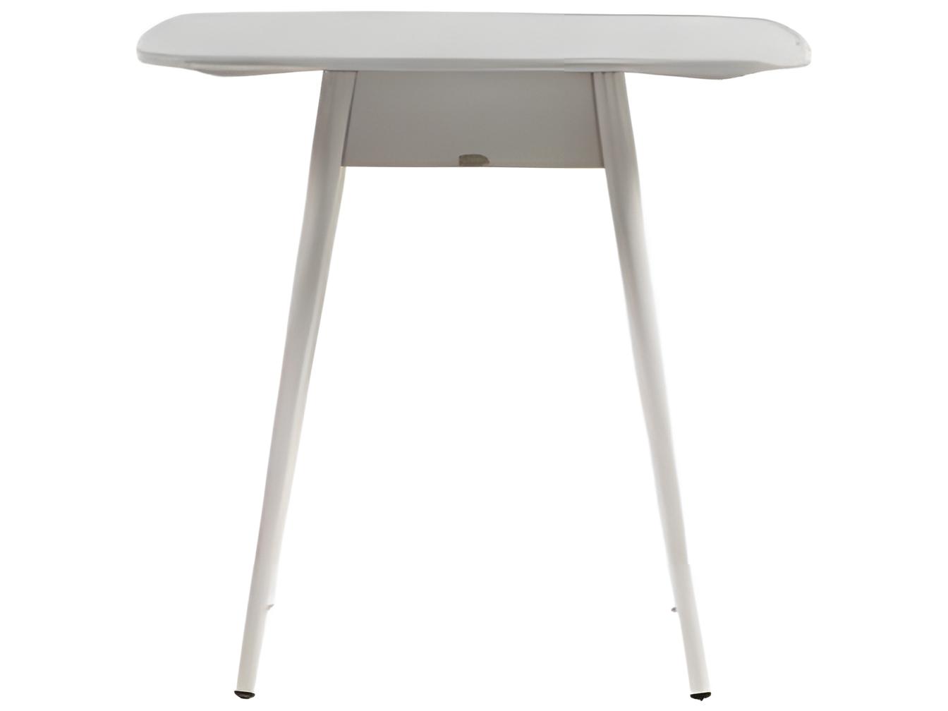 Ratana Alinea Silver Whitewash Aluminum Square Umbrella Hole Counter Table