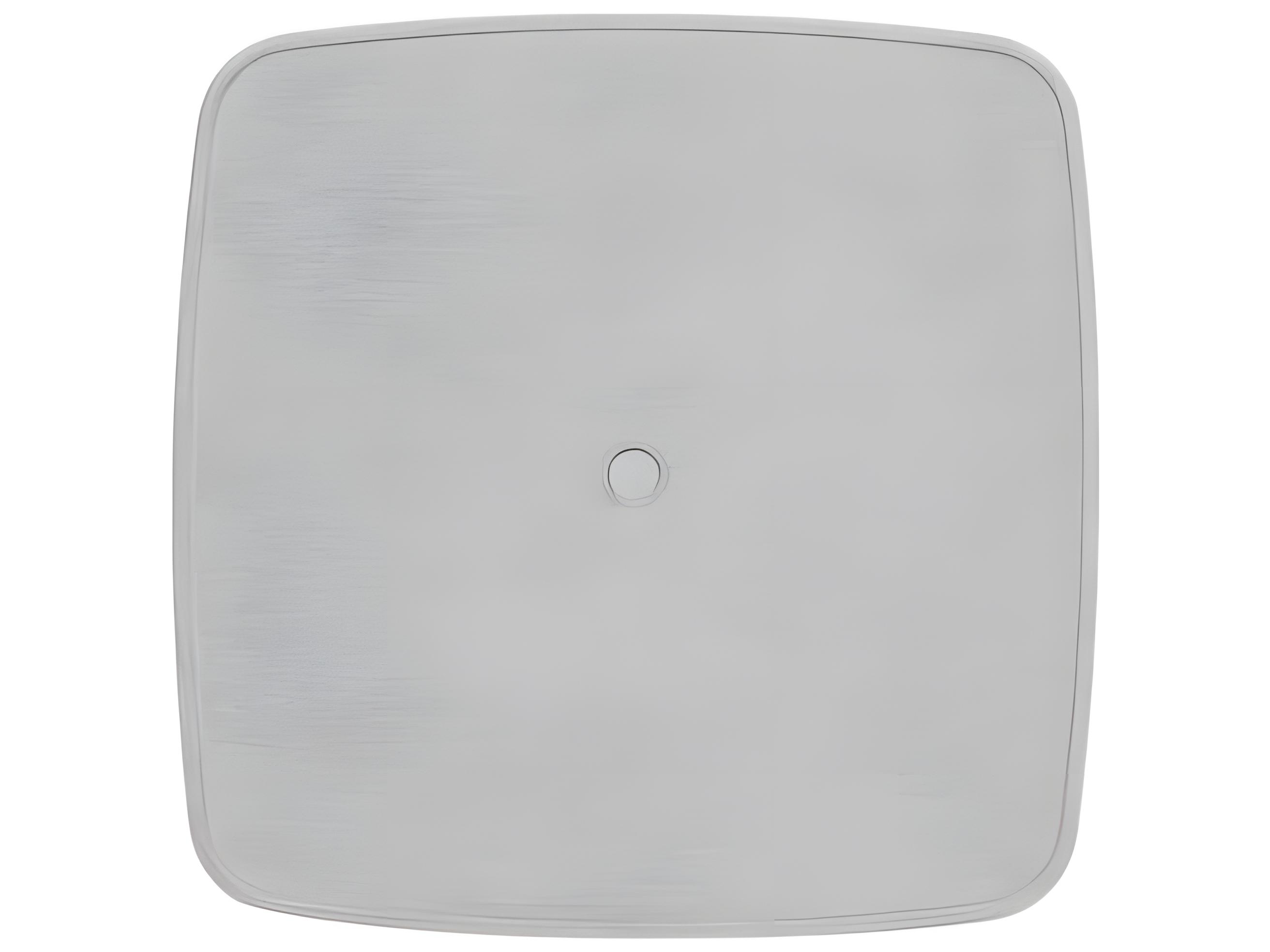 Ratana Alinea Silver Whitewash Aluminum Square Umbrella Hole Counter Table