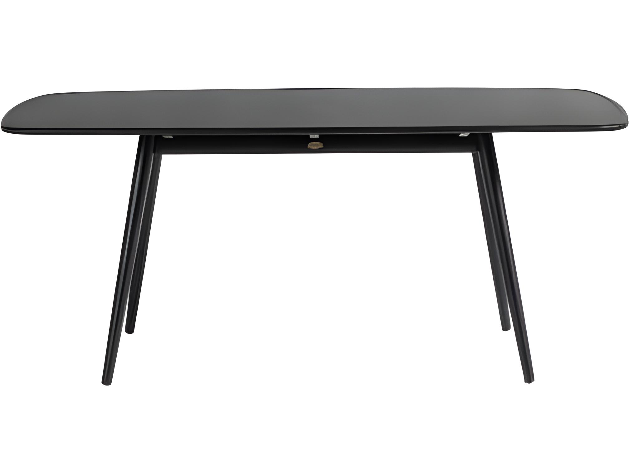 Ratana Alinea Silver Diva Night Aluminum Rectangular Umbrella Hole Dining Table