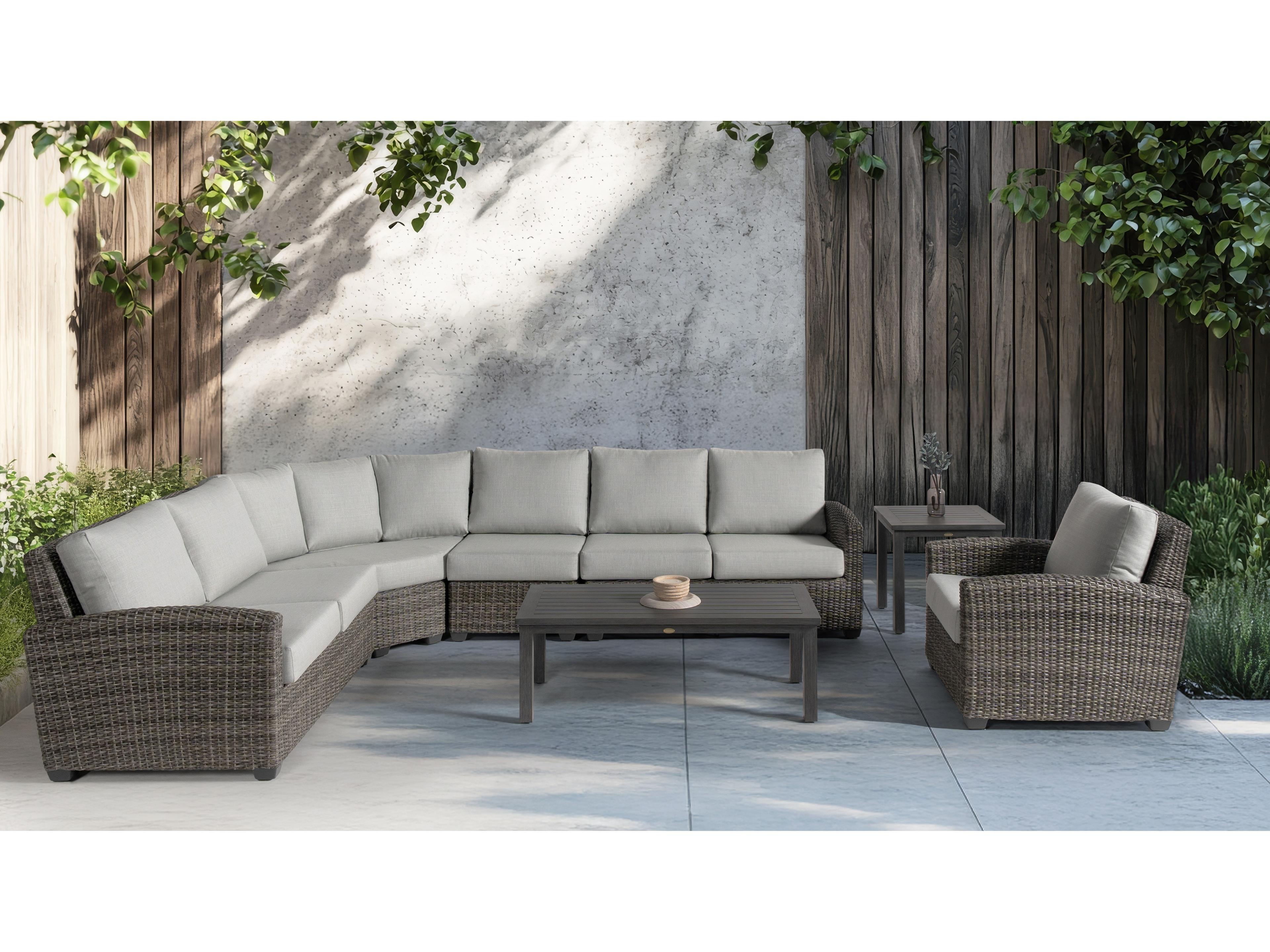 Ratana Canbria Tables Aluminum Rectangular Coffee Table