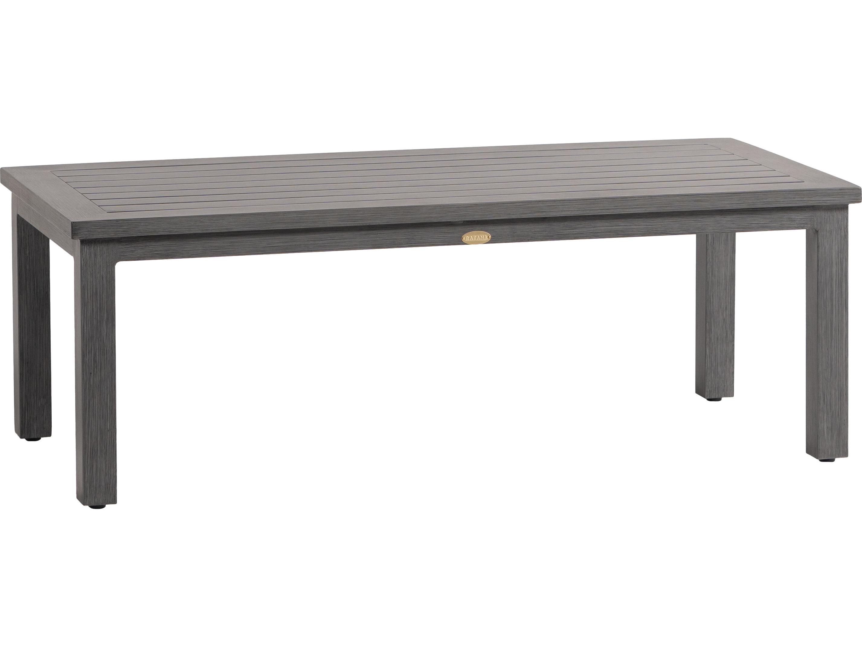 Ratana Canbria Tables Aluminum Rectangular Coffee Table