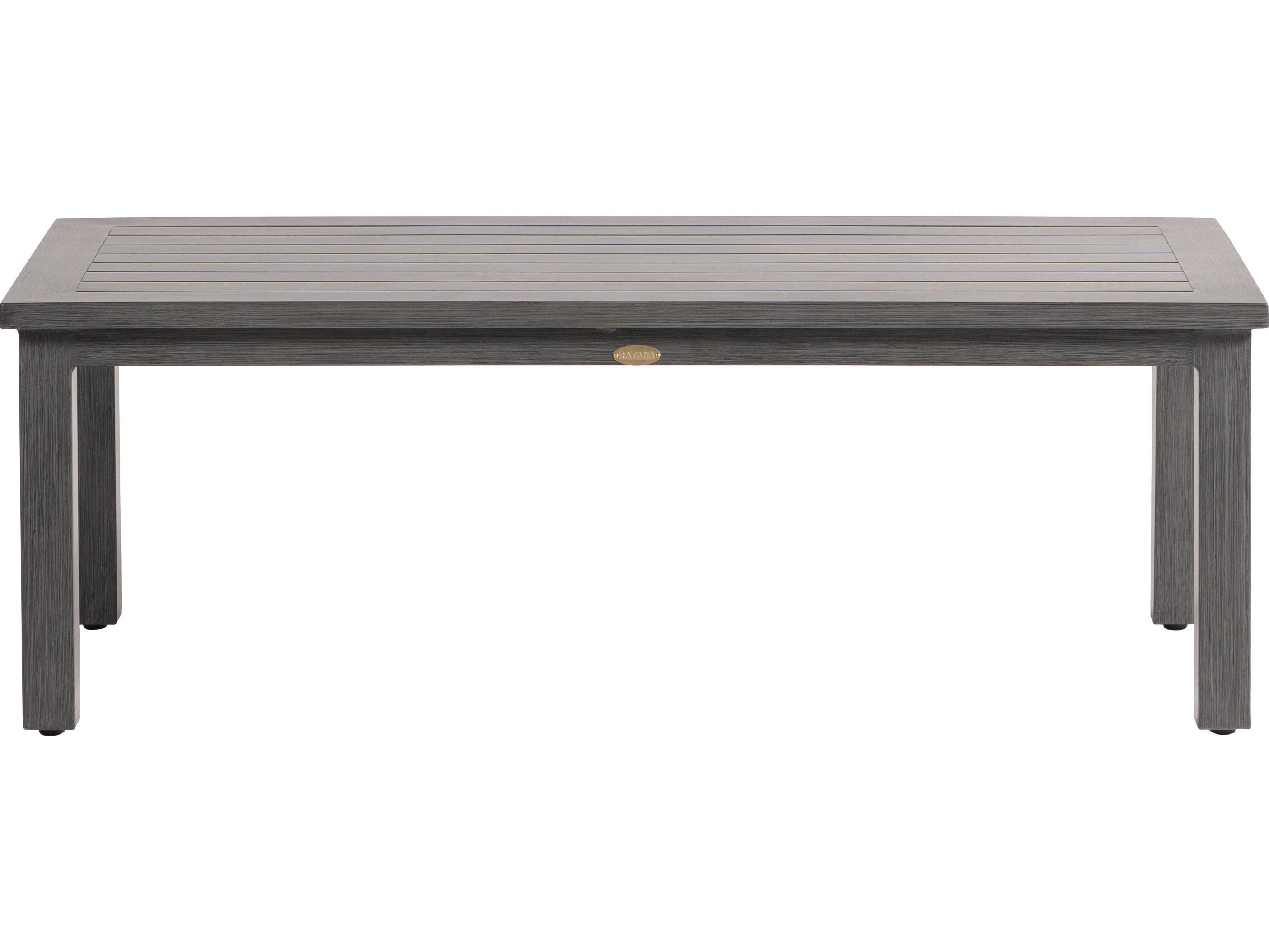 Ratana Canbria Tables Aluminum Rectangular Coffee Table