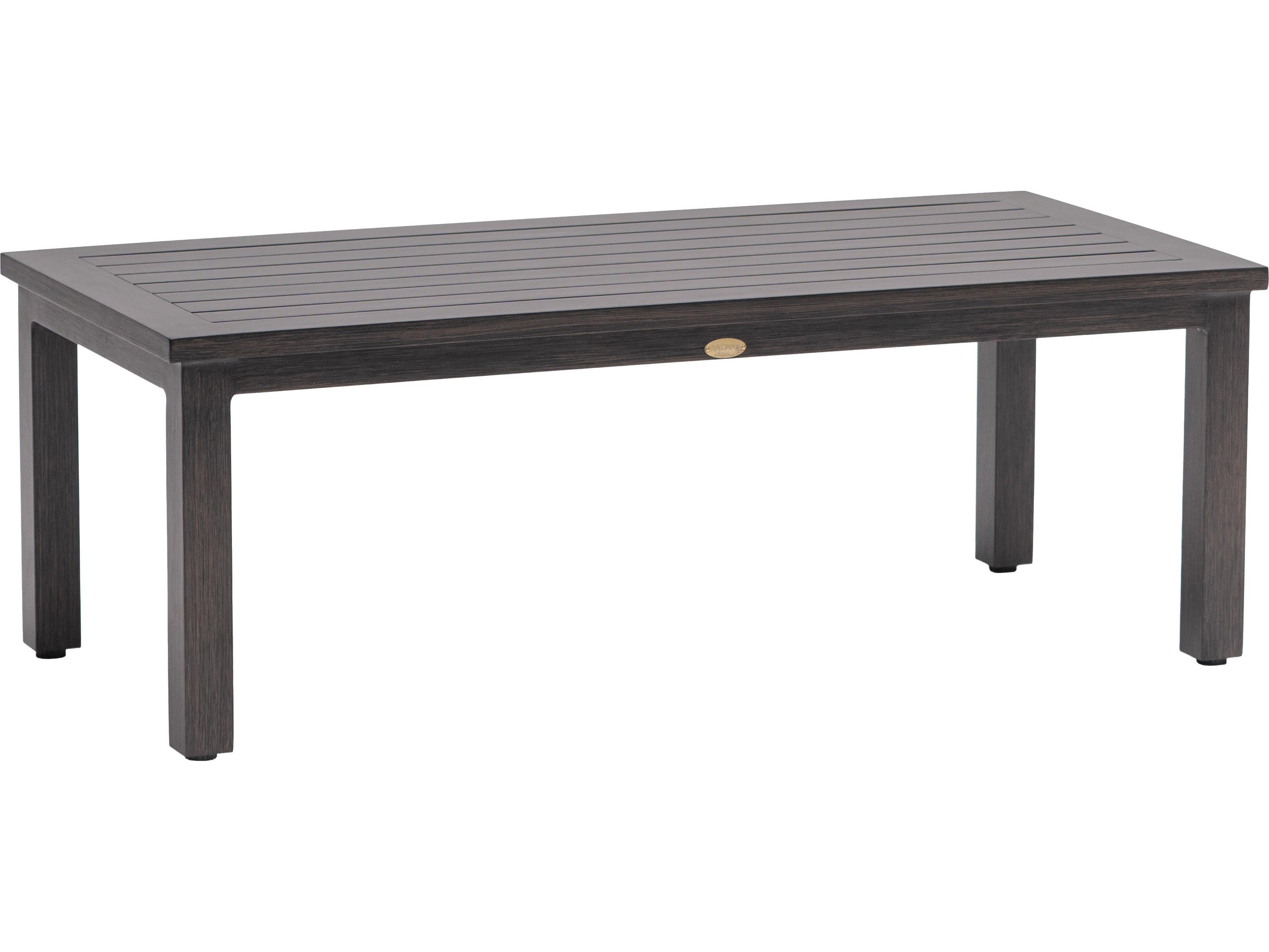 Ratana Canbria Tables Aluminum Rectangular Coffee Table