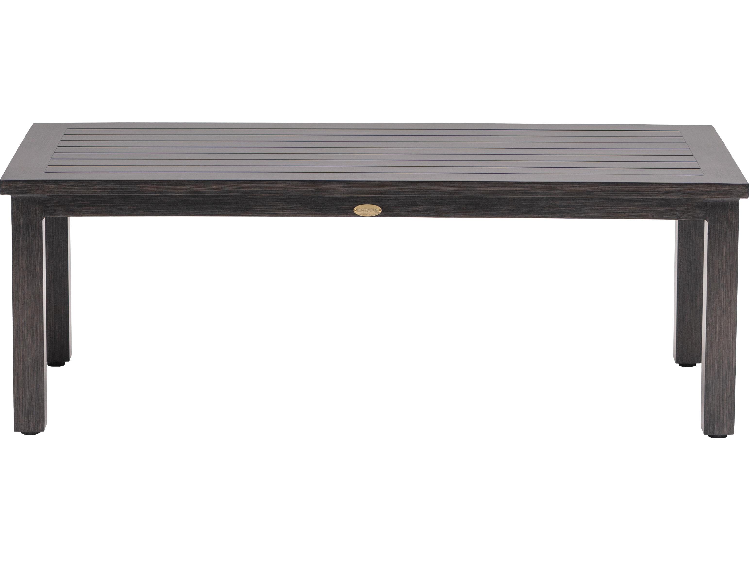 Ratana Canbria Tables Aluminum Rectangular Coffee Table