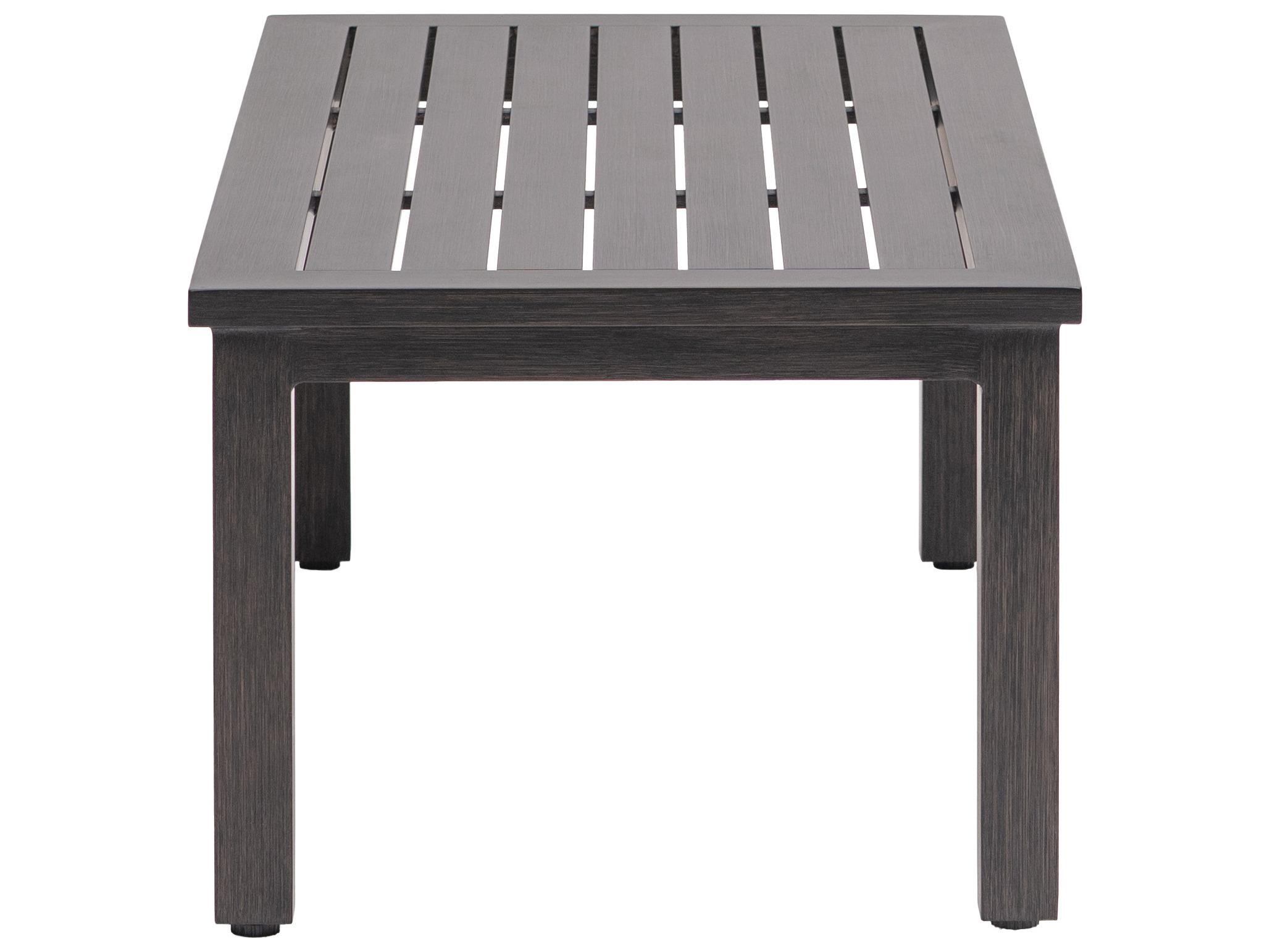 Ratana Canbria Tables Aluminum Rectangular Coffee Table