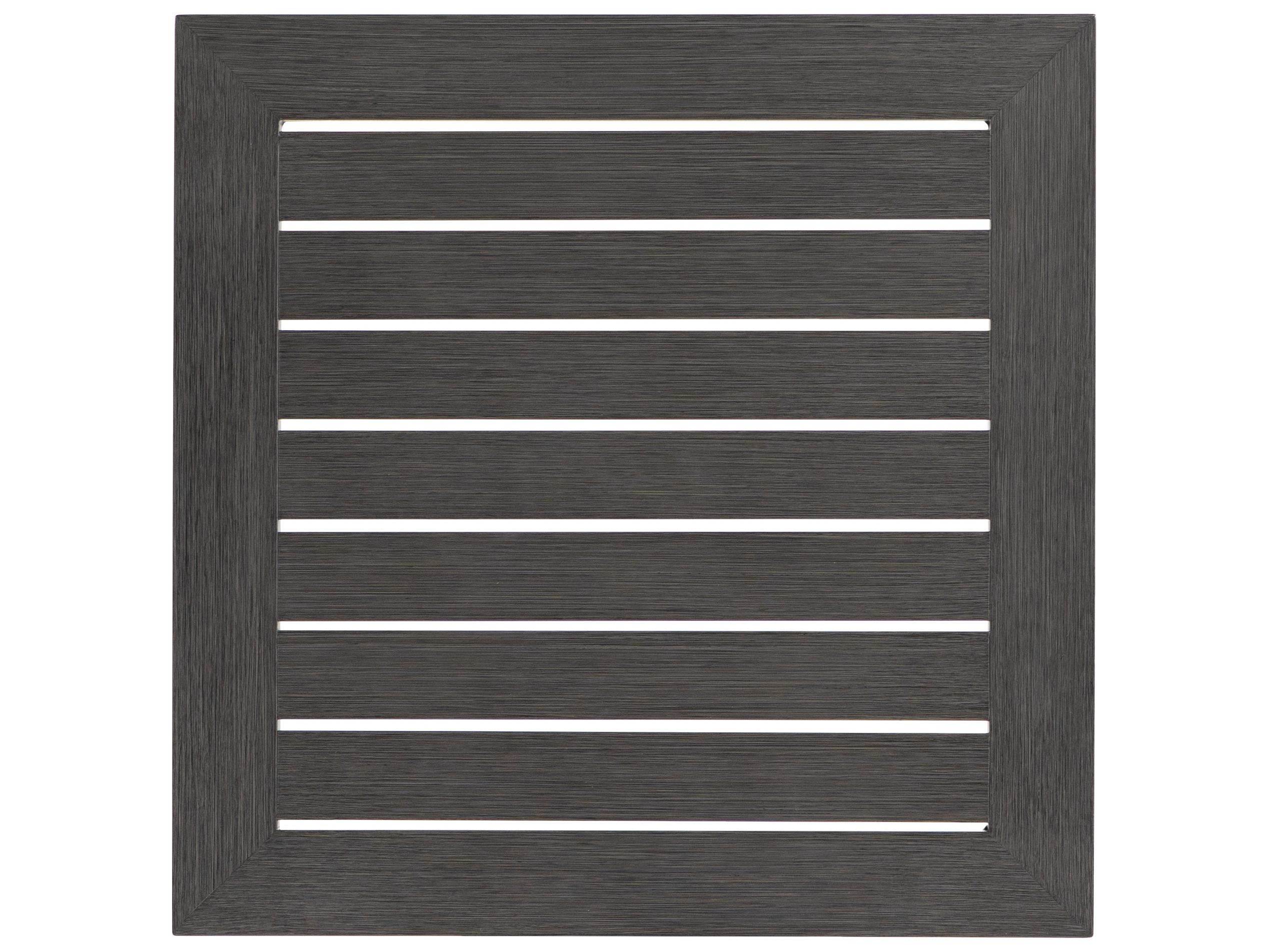 Ratana Canbria Tables Aluminum Square End Table