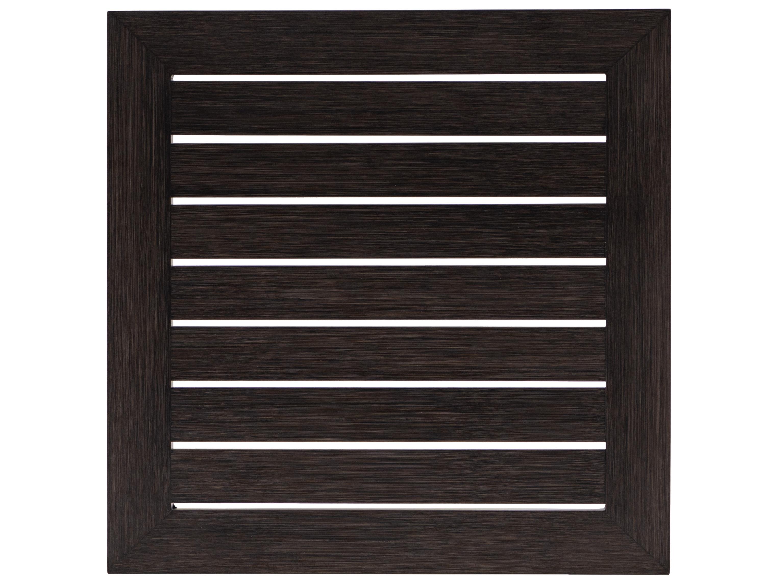 Ratana Canbria Tables Aluminum Square End Table