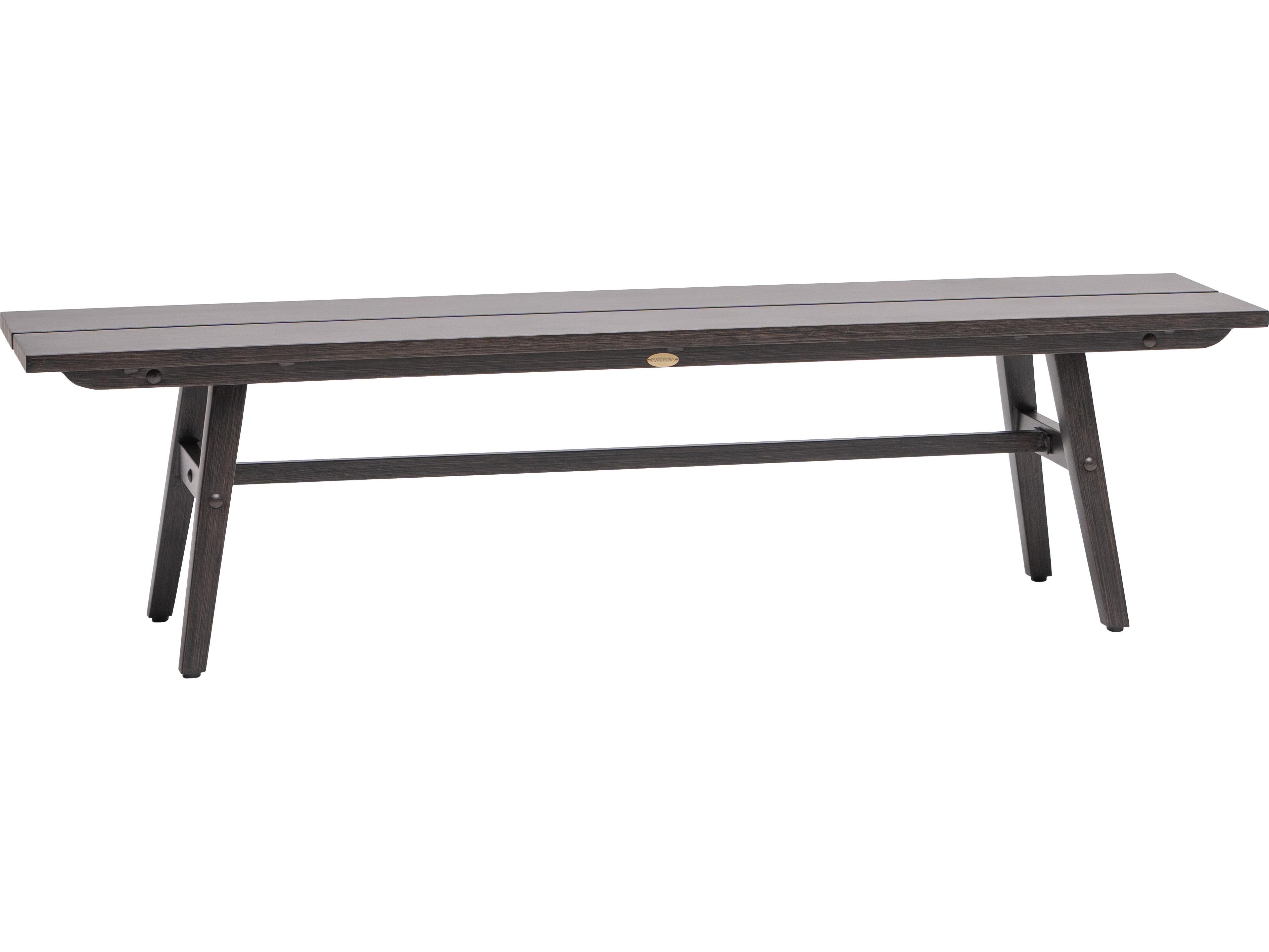 Ratana Canbria Tables Aluminum Cushion Bench