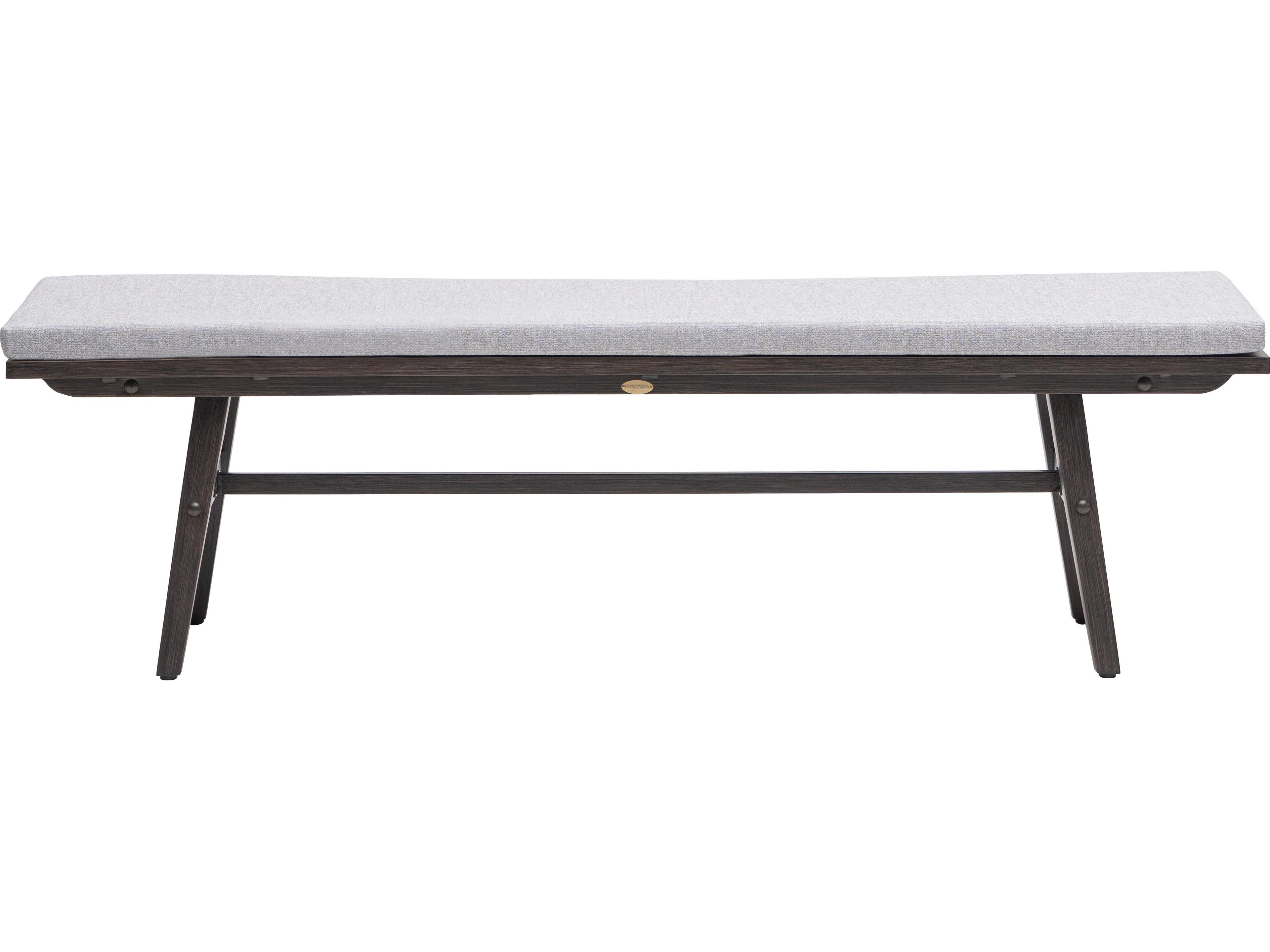 Ratana Canbria Tables Aluminum Cushion Bench