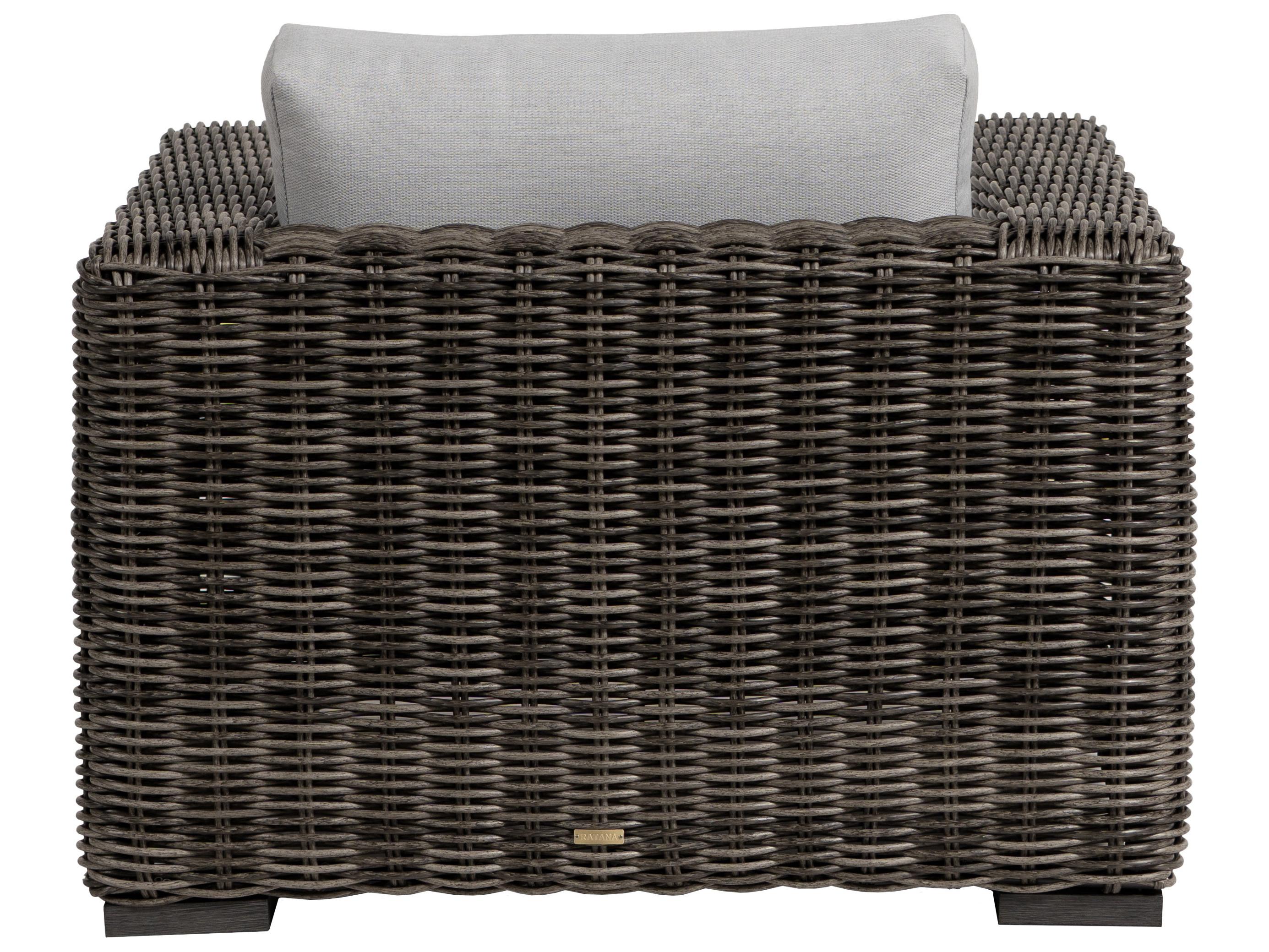 Ratana Cubo Aluminum Cushion Lounge Chair