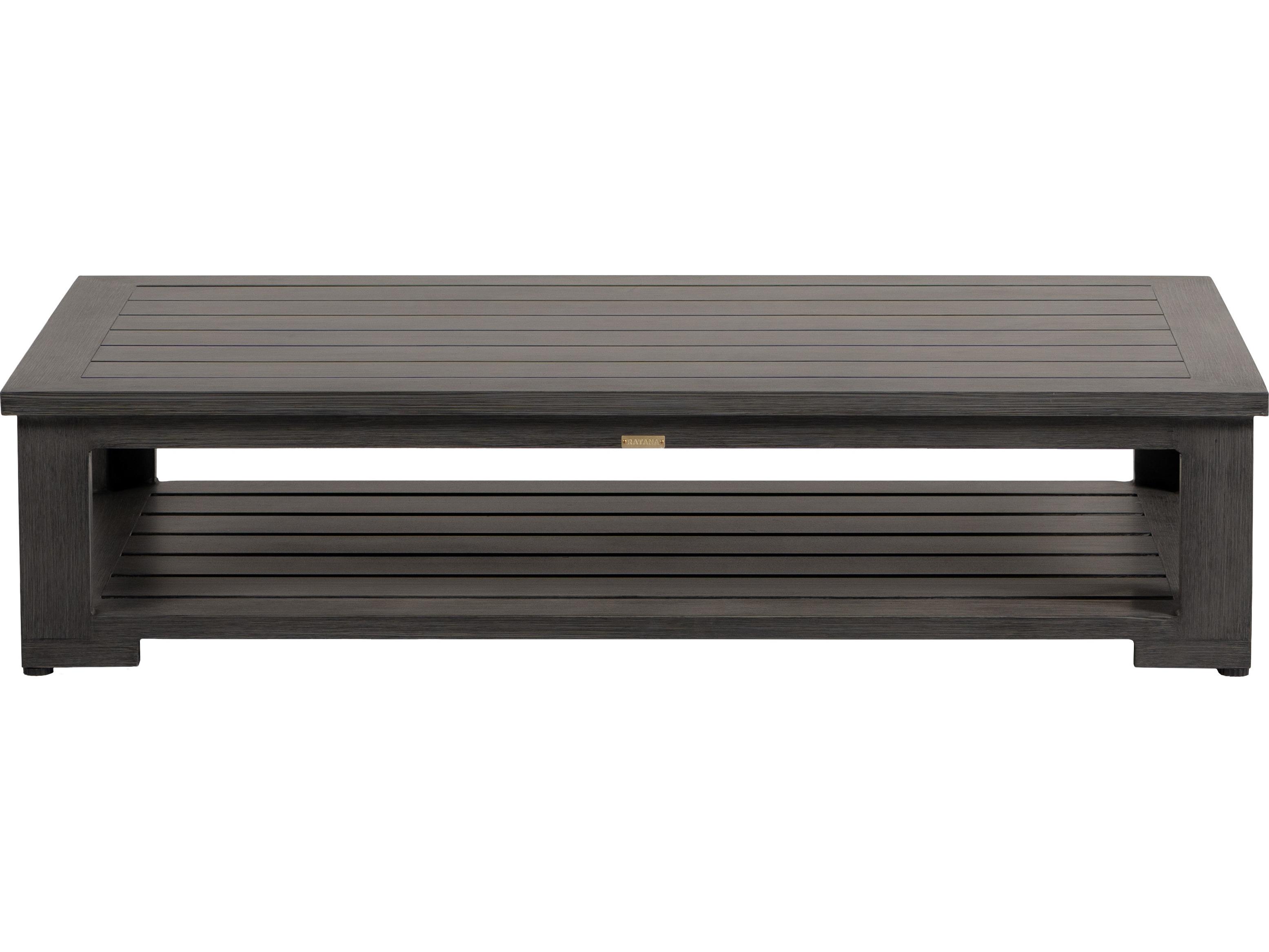 Ratana Milano Aluminum Rectangular Coffee Table