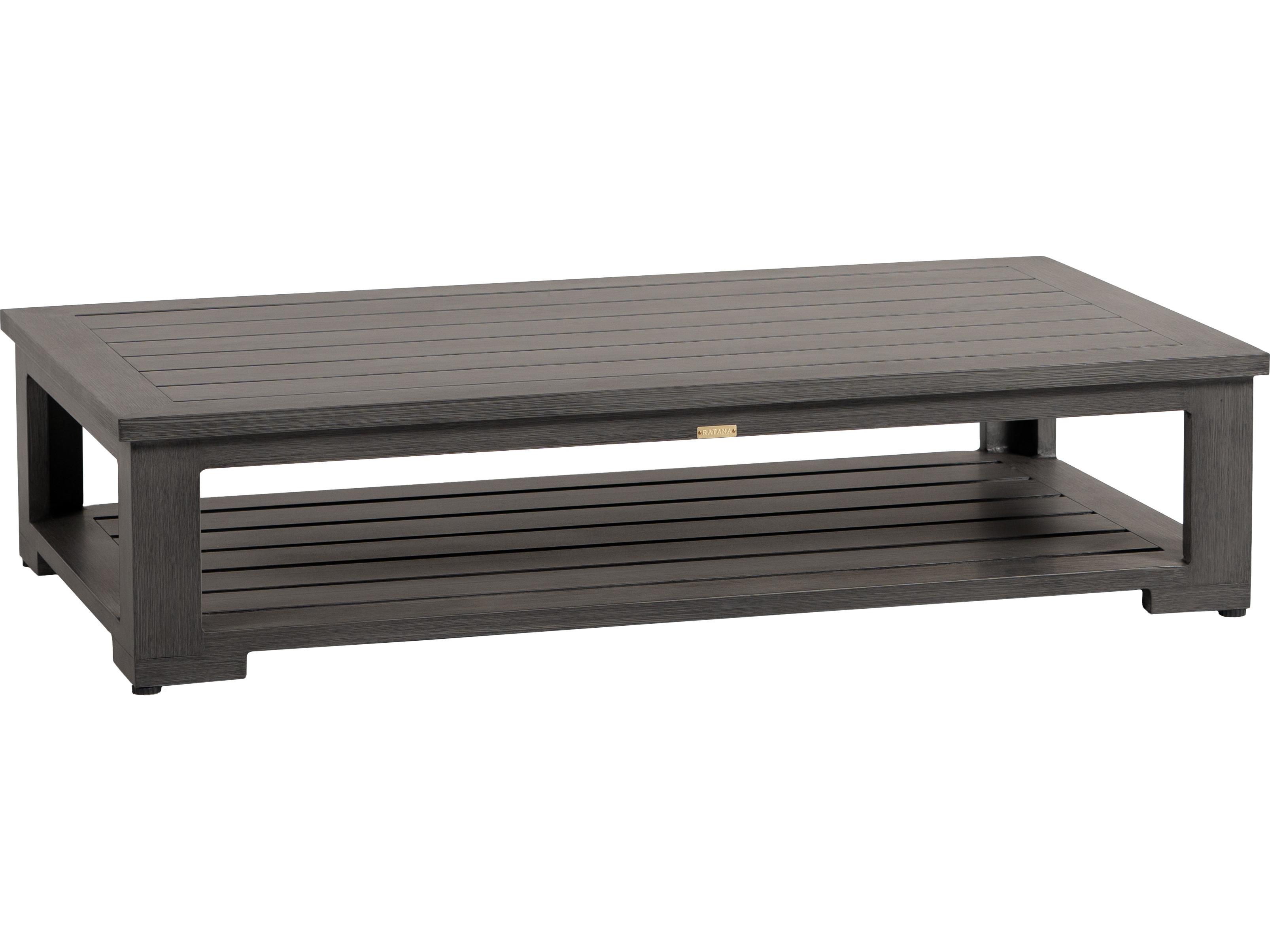 Ratana Milano Aluminum Rectangular Coffee Table