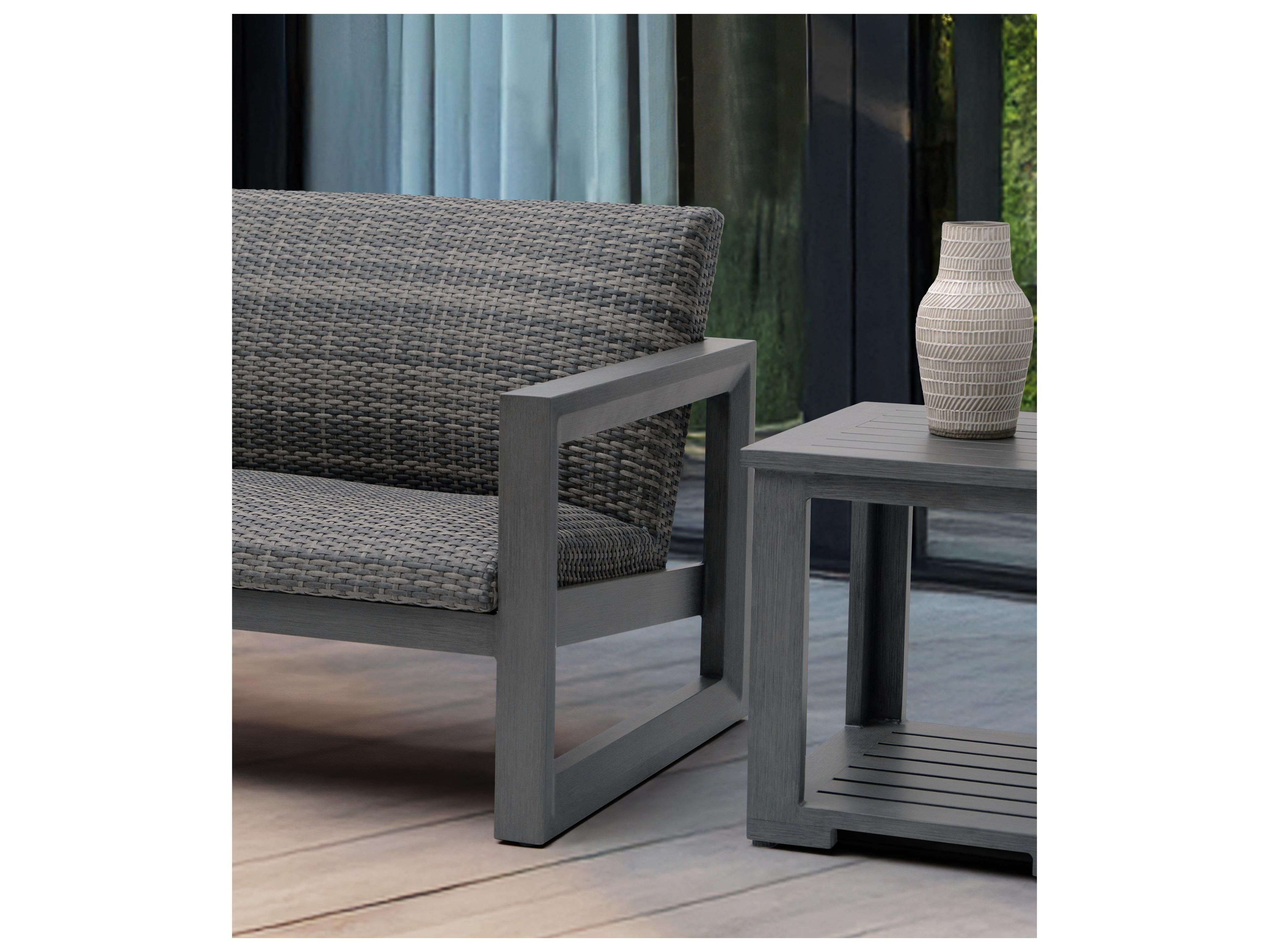 Ratana Milano Aluminum Square End Table