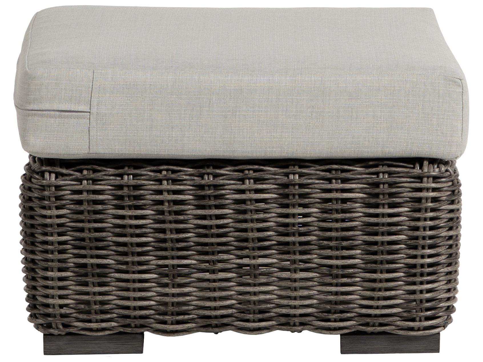 Ratana Cubo Aluminum Cushion Ottoman