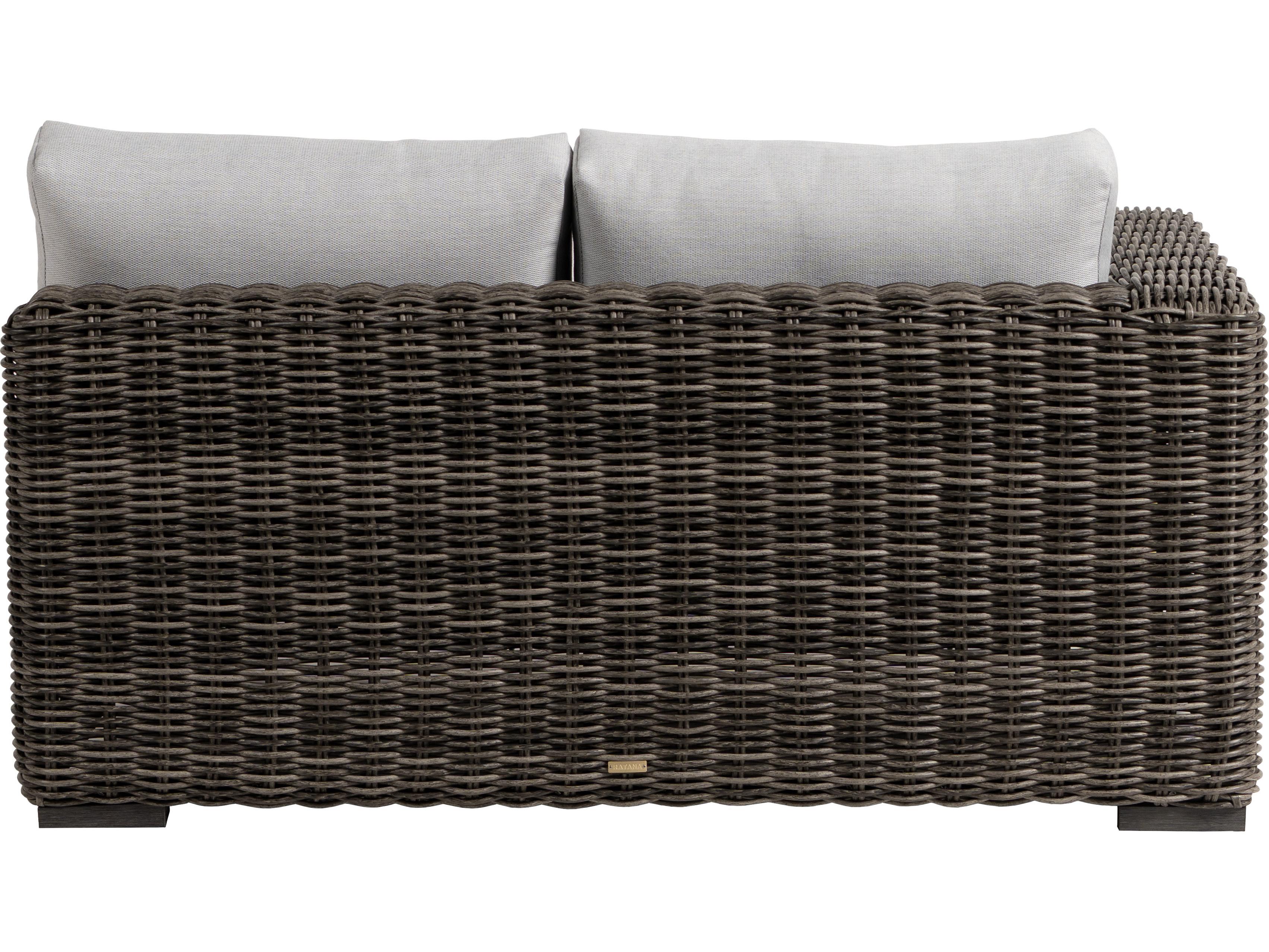 Ratana Cubo Aluminum Wicker Lounge Chair