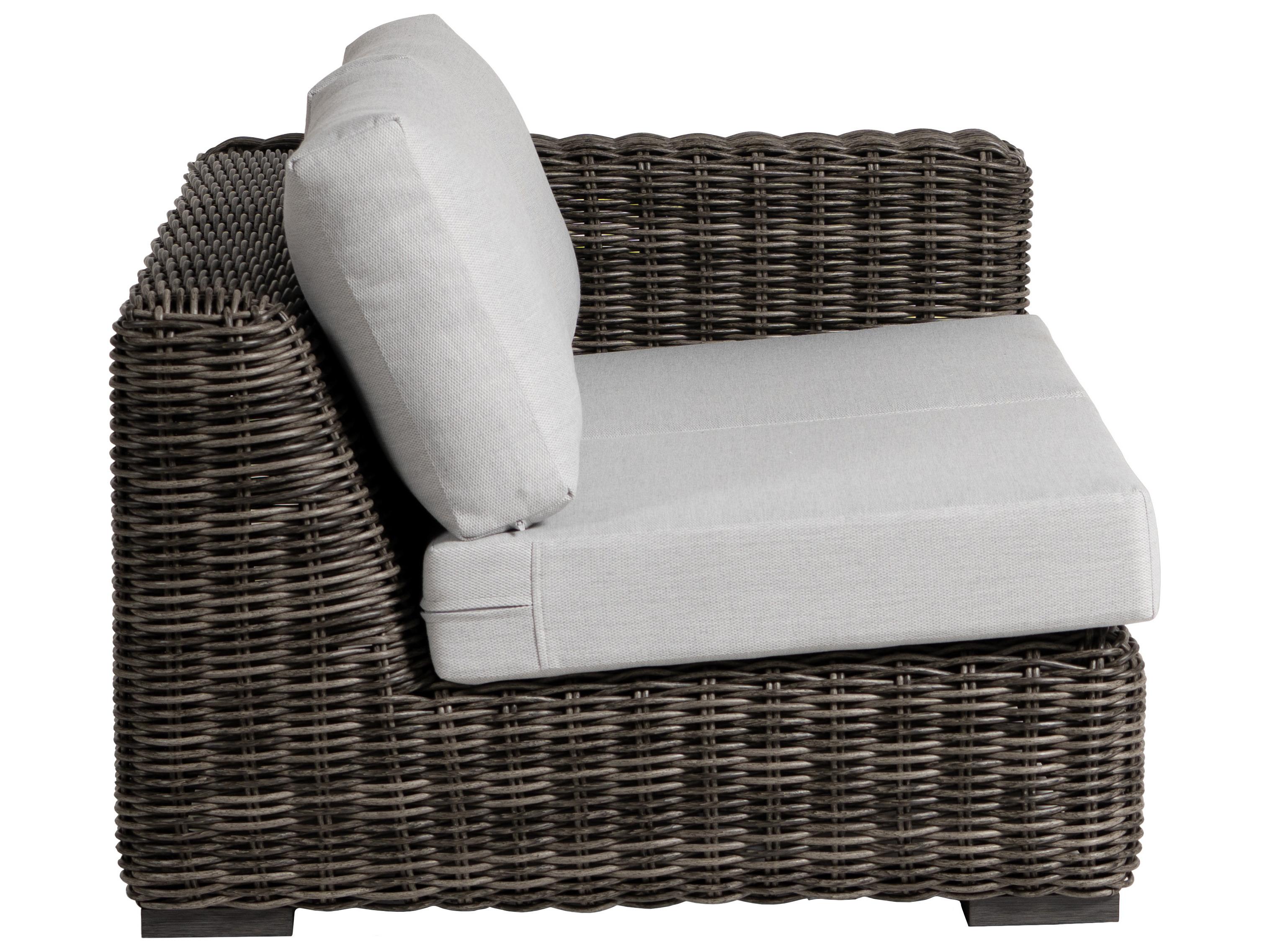Ratana Cubo Aluminum Wicker Lounge Chair