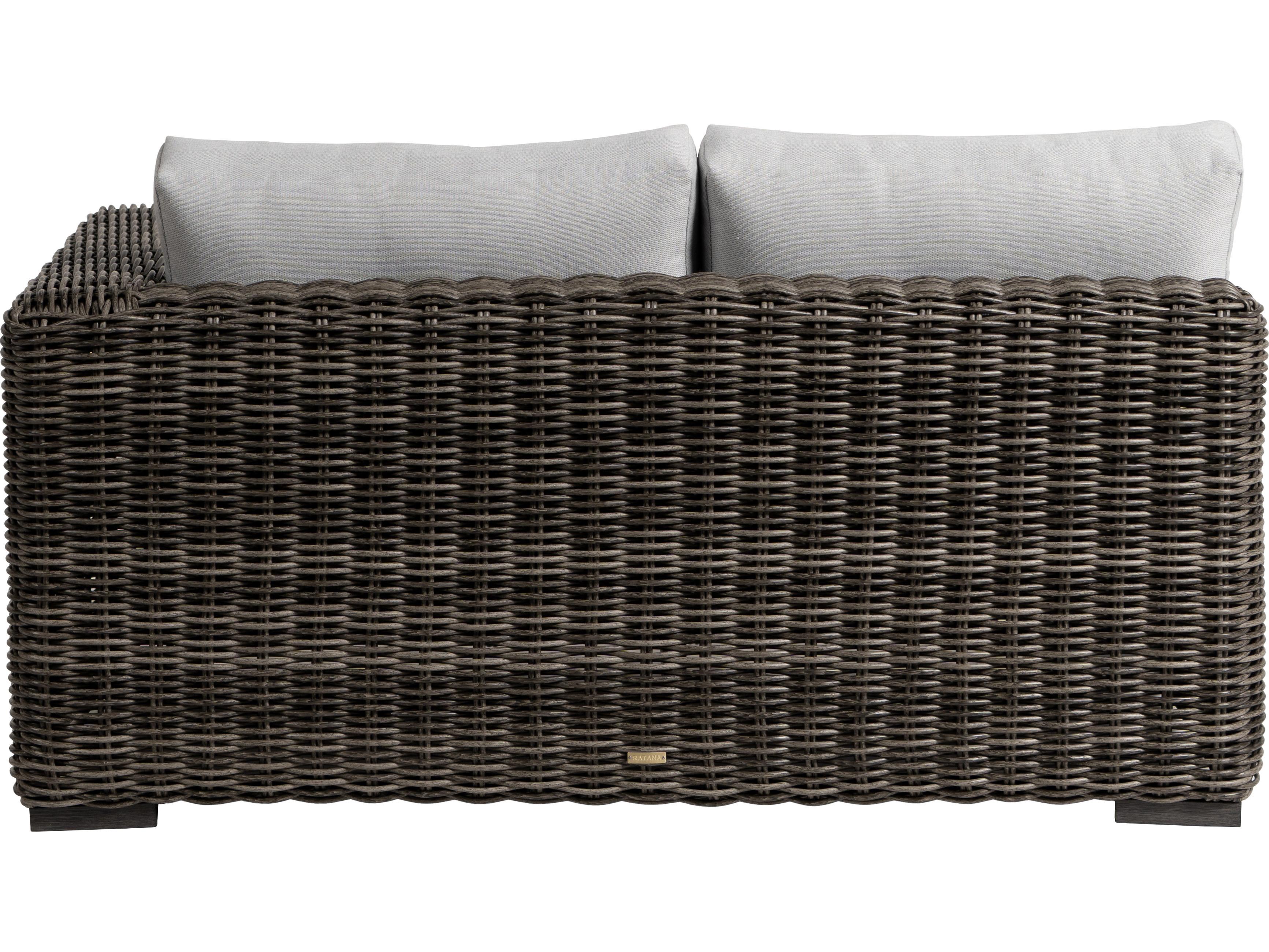 Ratana Cubo Aluminum Wicker Lounge Chair