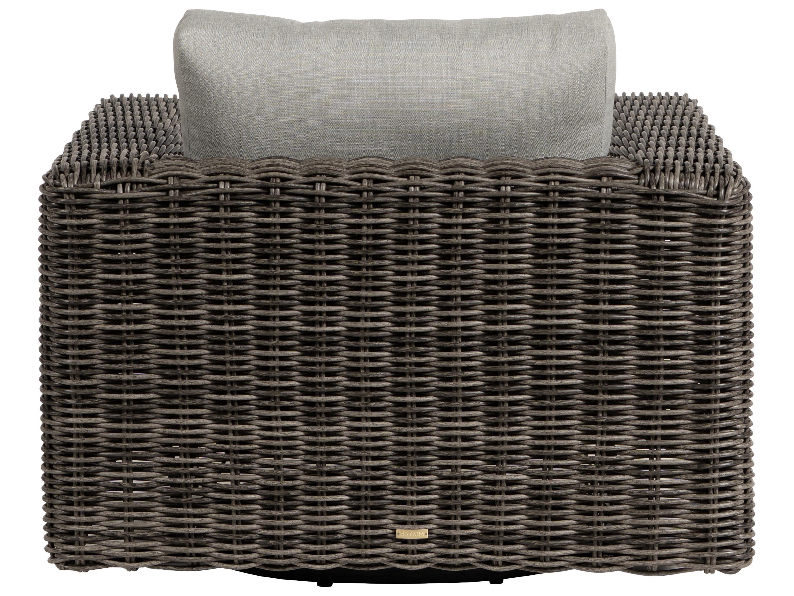 Ratana Cubo Aluminum Wicker Lounge Chair