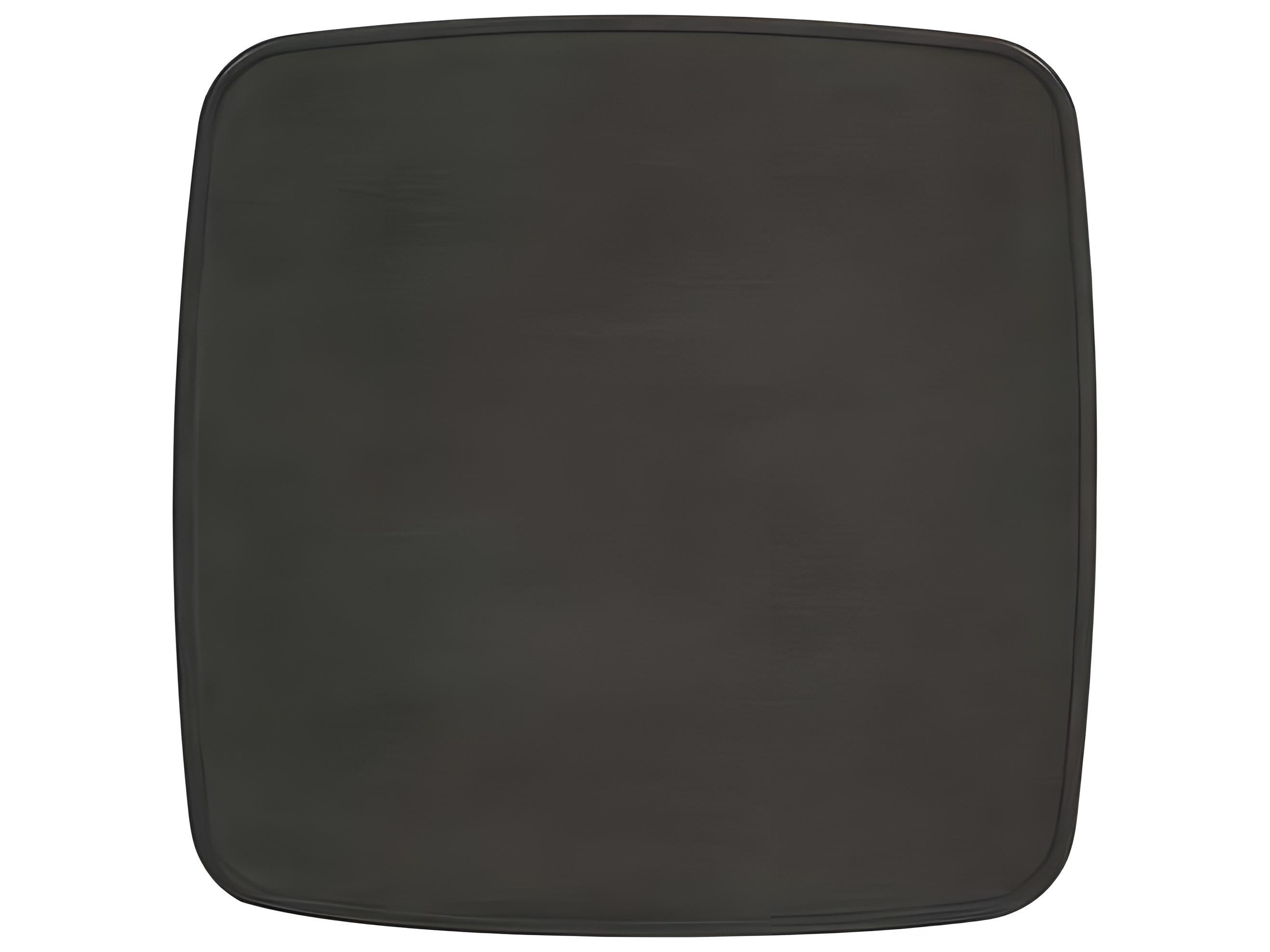 Ratana Poinciana Silver Ash Grey Aluminum Square End Table