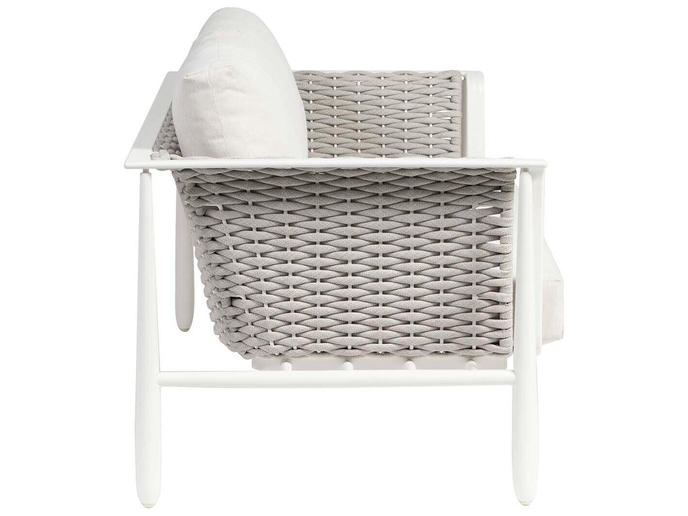 Ratana Diva Silver Snow Aluminum Cushion Sofa