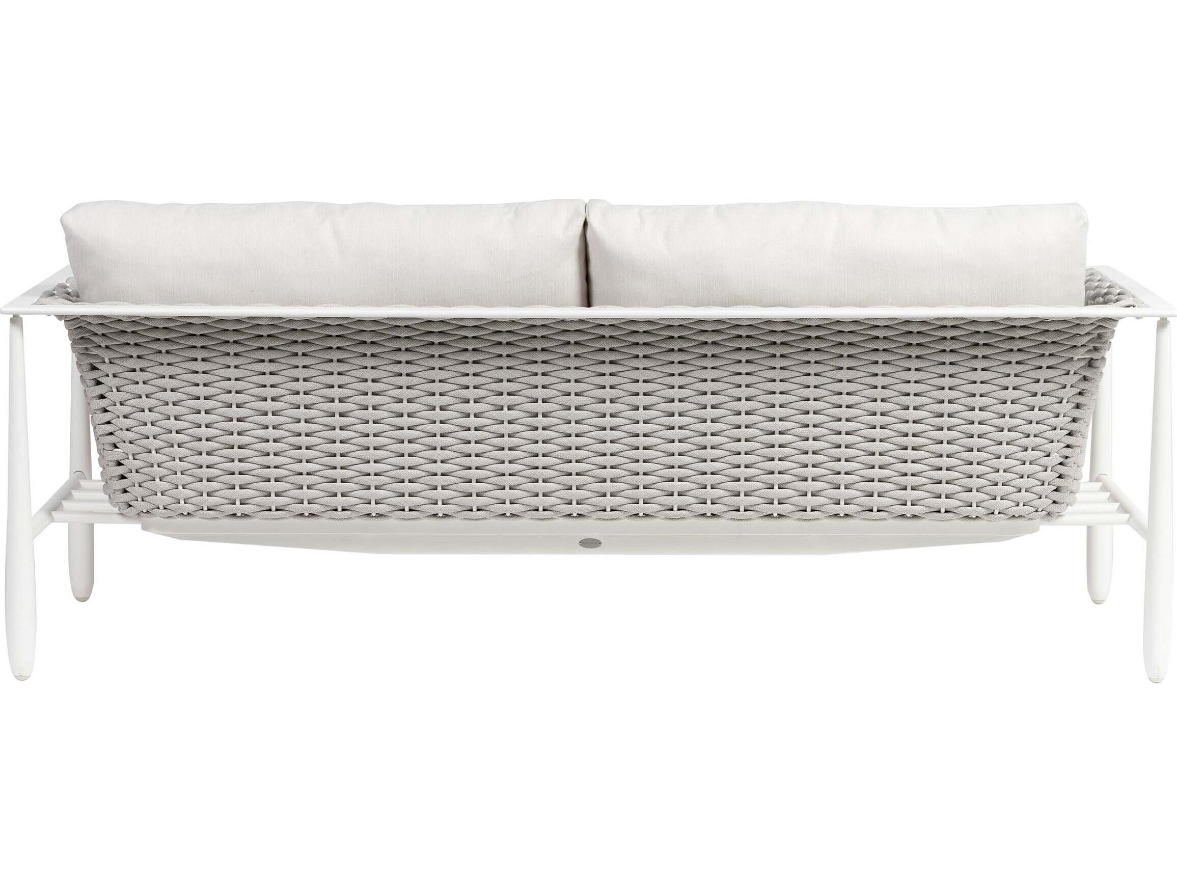 Ratana Diva Silver Snow Aluminum Cushion Sofa