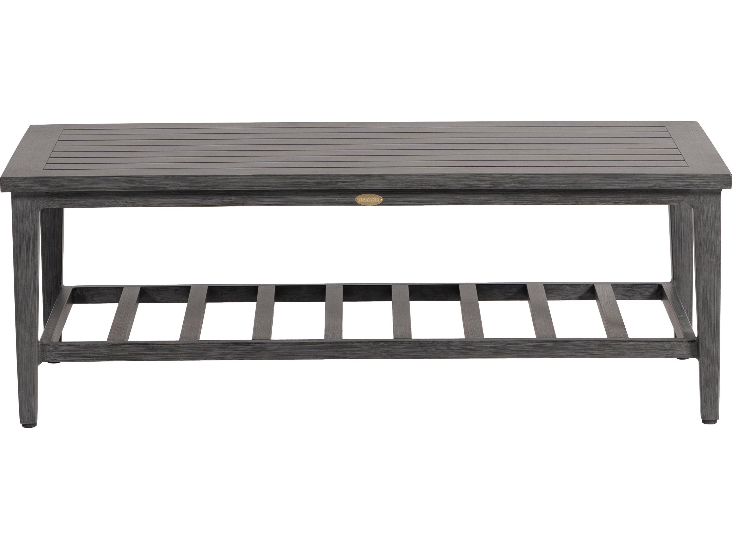 Ratana Cabo San Lucas Aluminum Rectangular Coffee Table