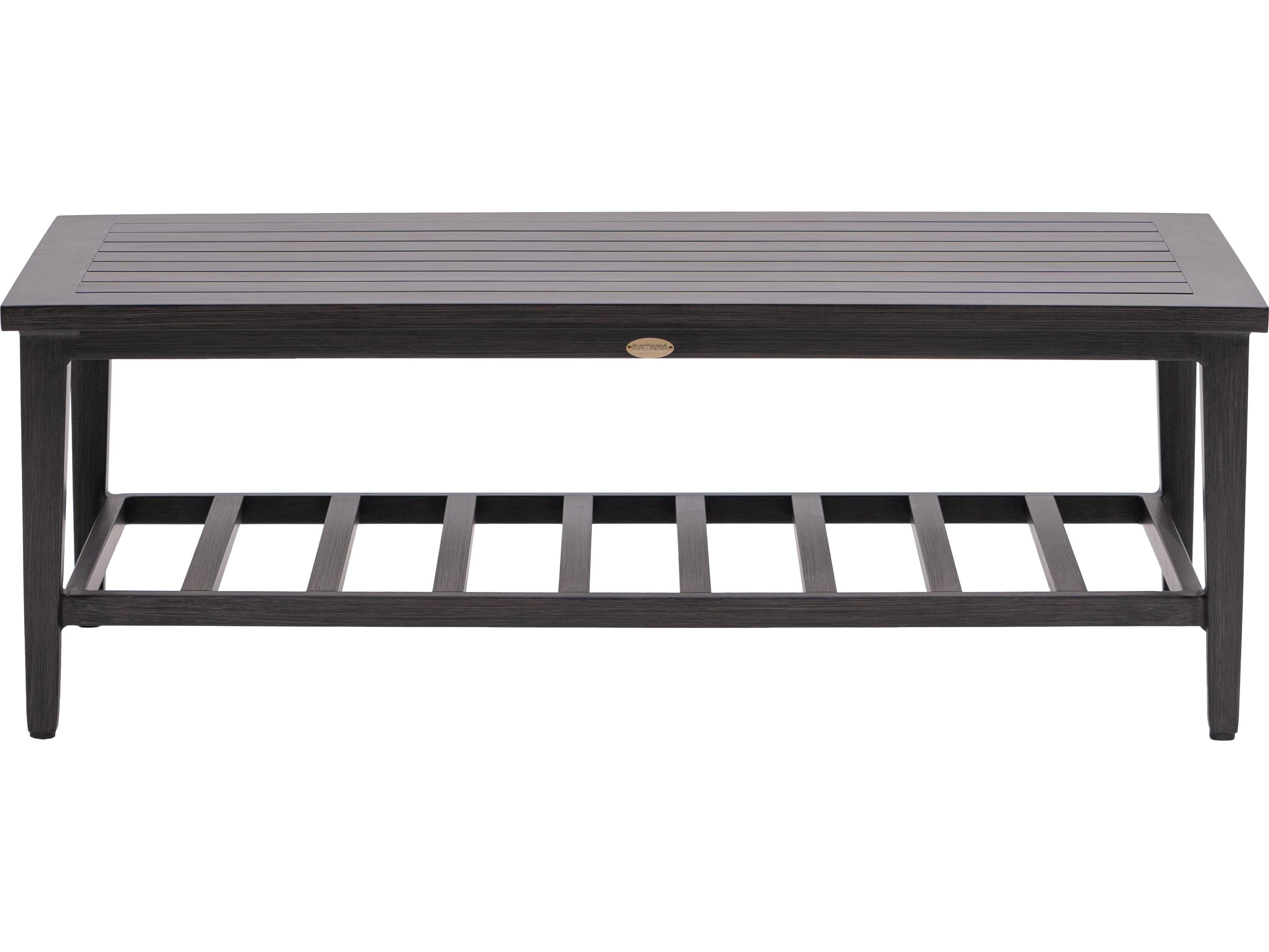 Ratana Cabo San Lucas Aluminum Rectangular Coffee Table