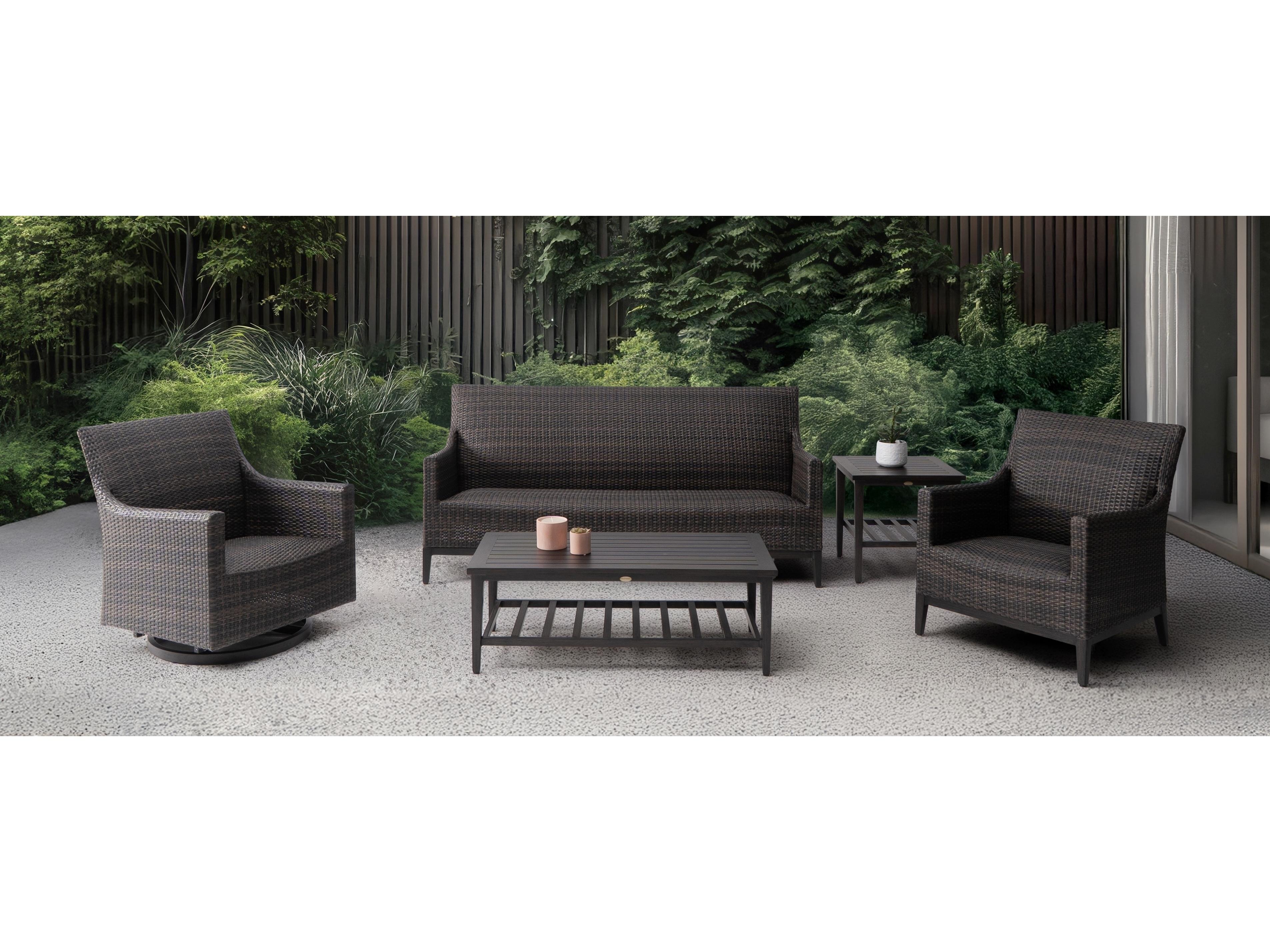 Ratana Cabo San Lucas Aluminum Square End Table