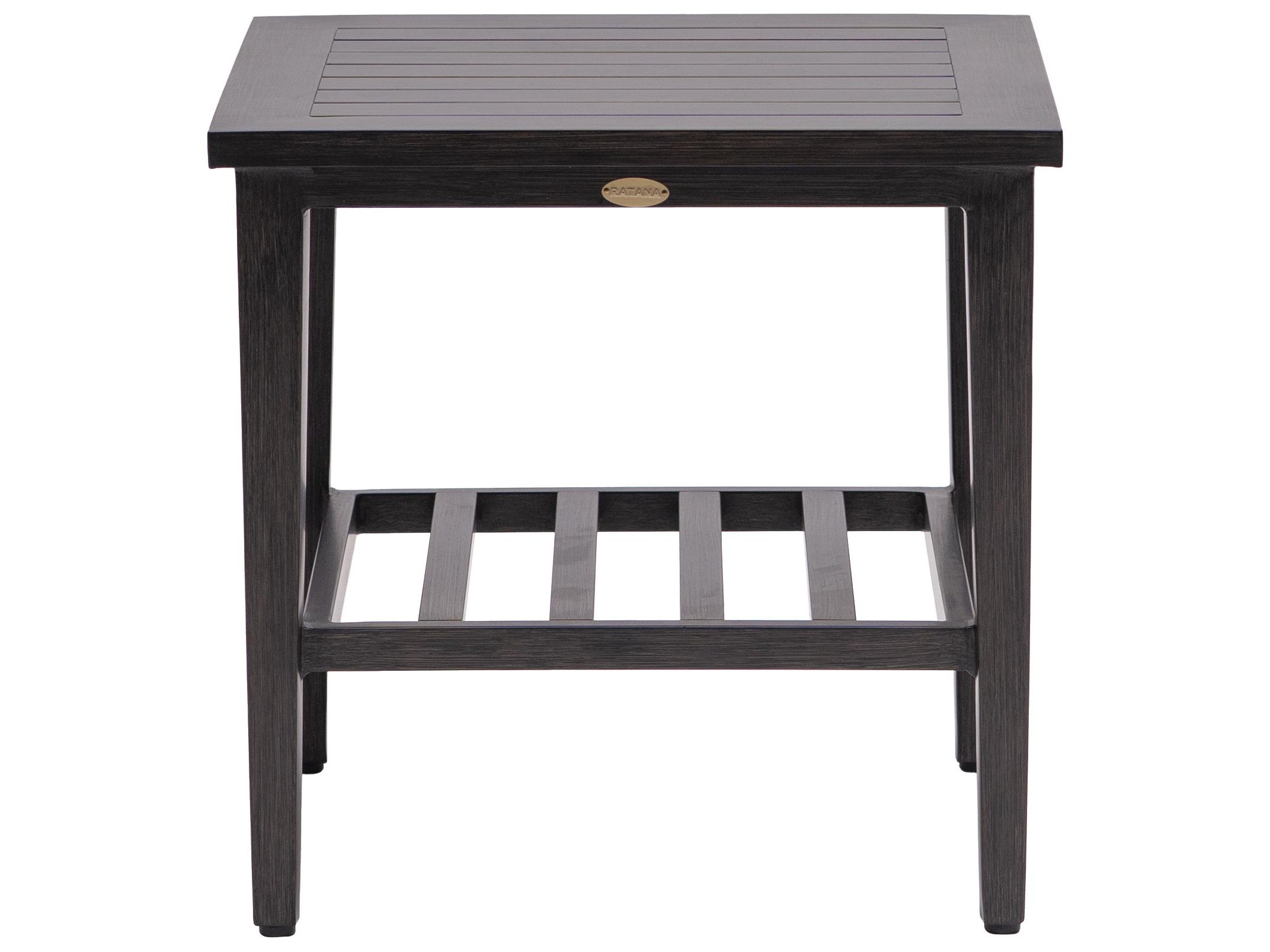Ratana Cabo San Lucas Aluminum Square End Table