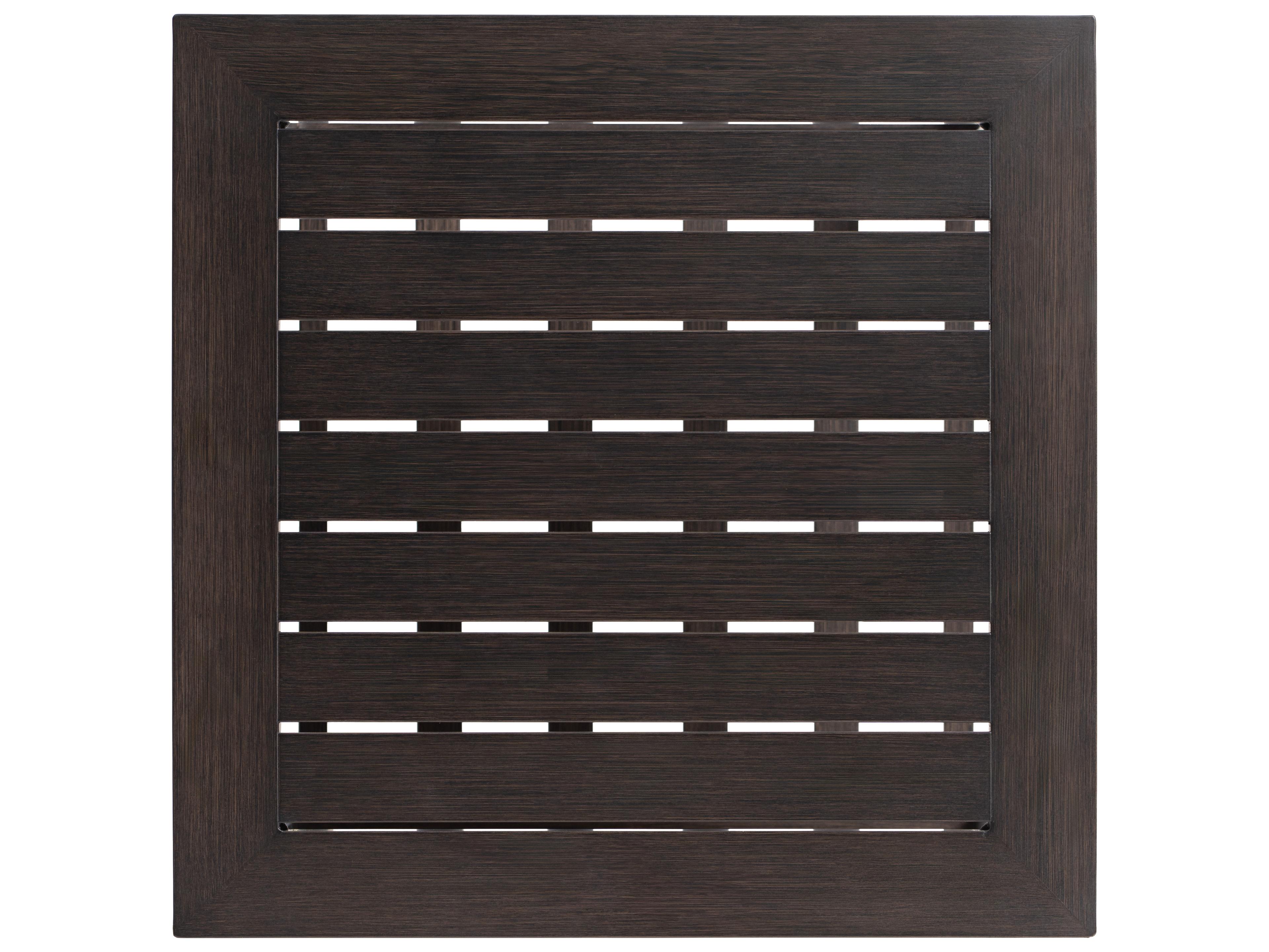 Ratana Cabo San Lucas Aluminum Square End Table