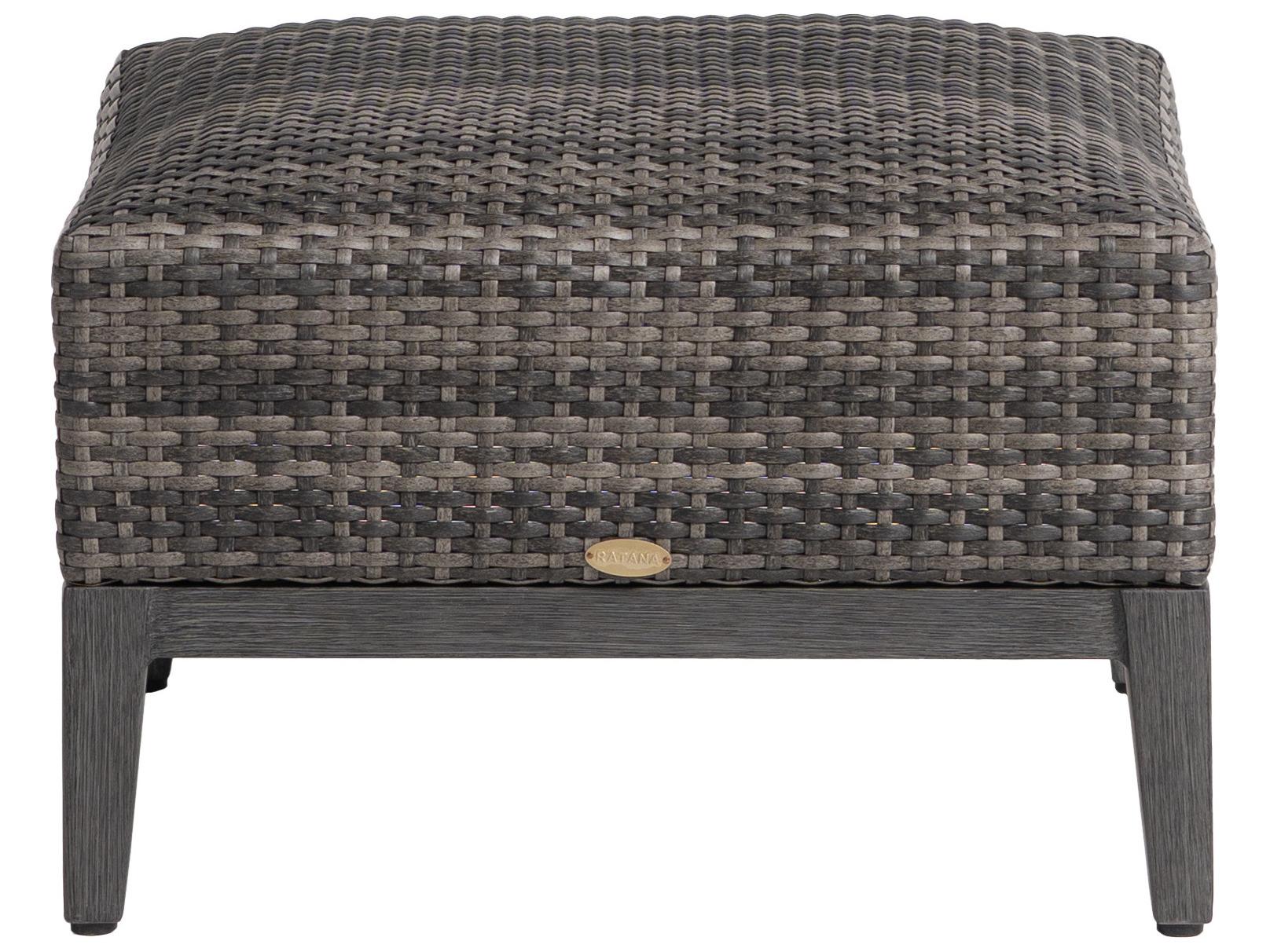 Ratana Biltmore Aluminum Wicker Ottoman