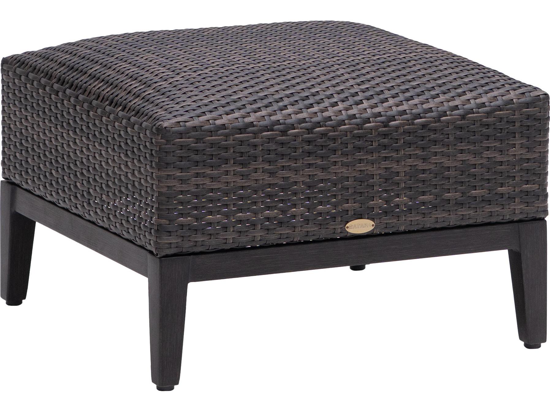 Ratana Biltmore Aluminum Wicker Ottoman