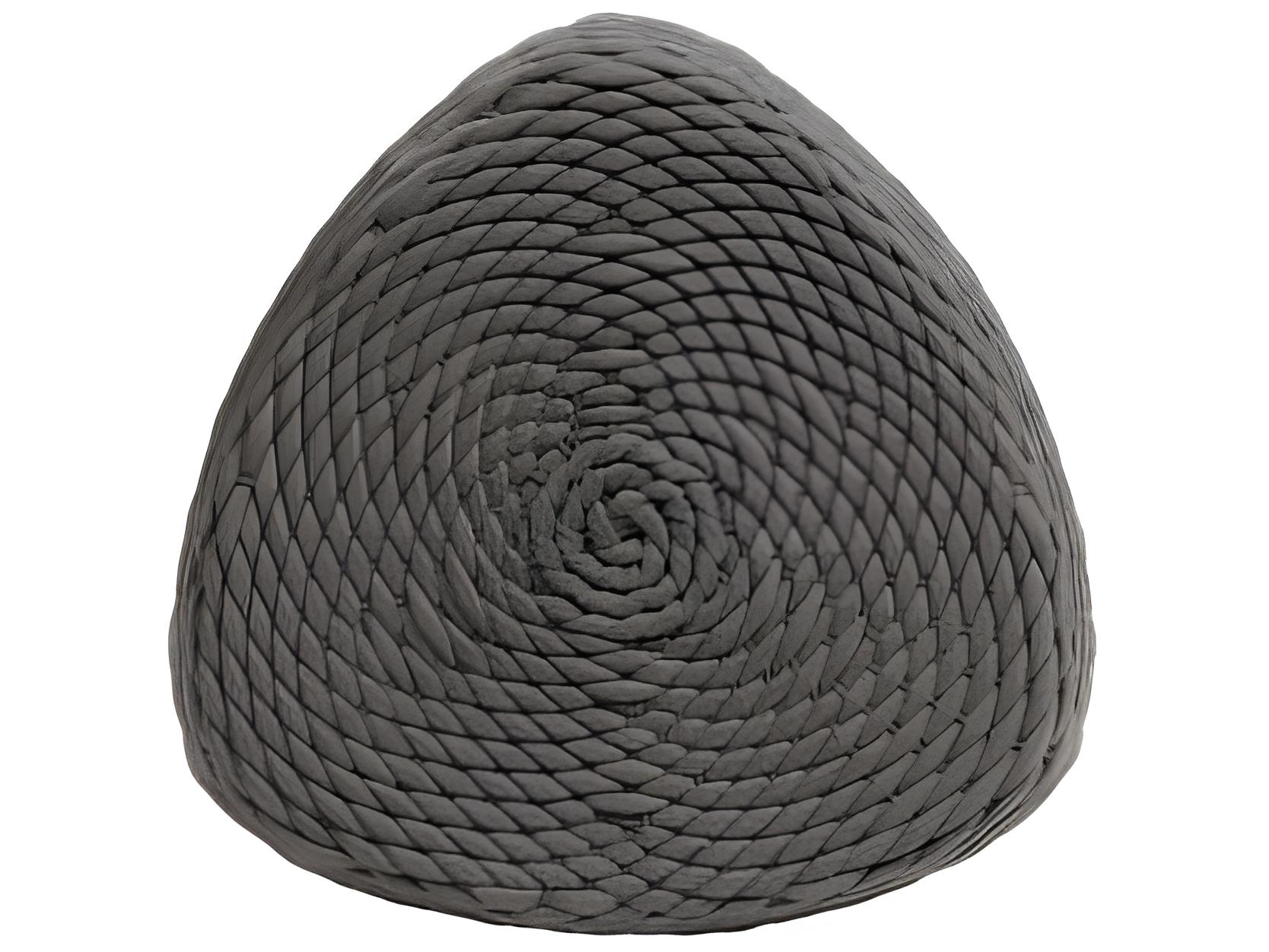 Ratana Roca Aluminum Strap Ottoman