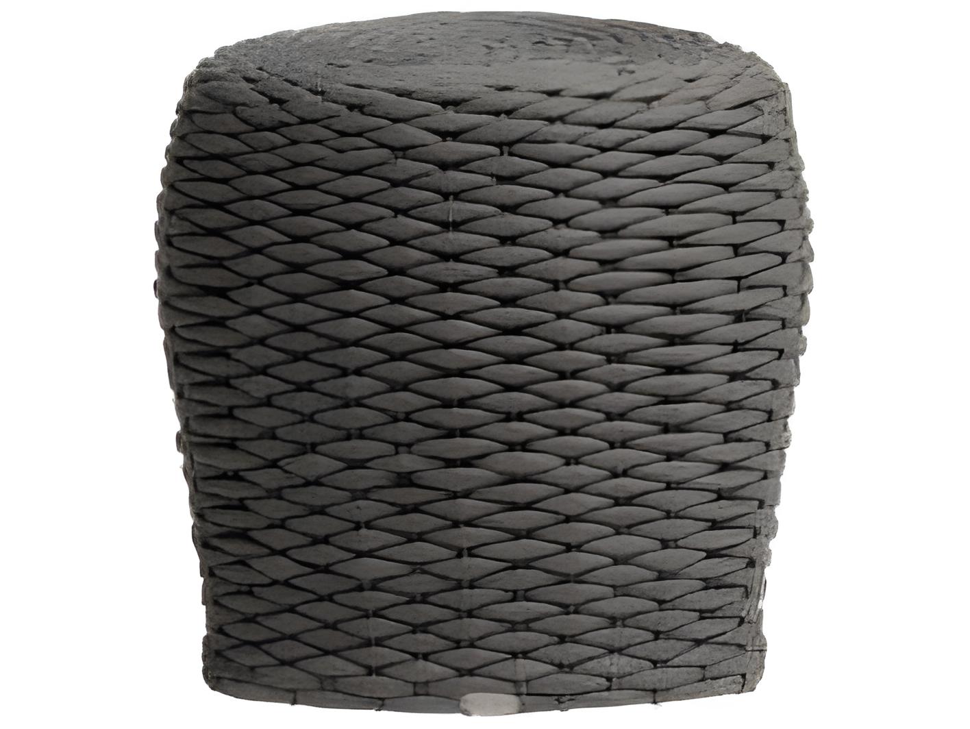 Ratana Roca Aluminum Strap Ottoman