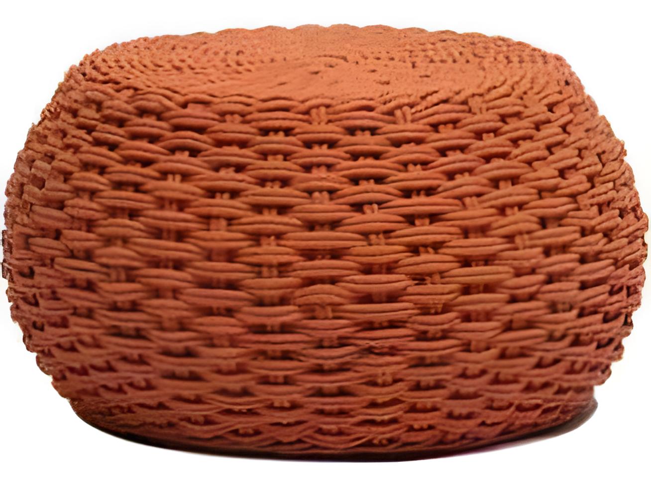 Ratana Giro Aluminum Strap Ottoman