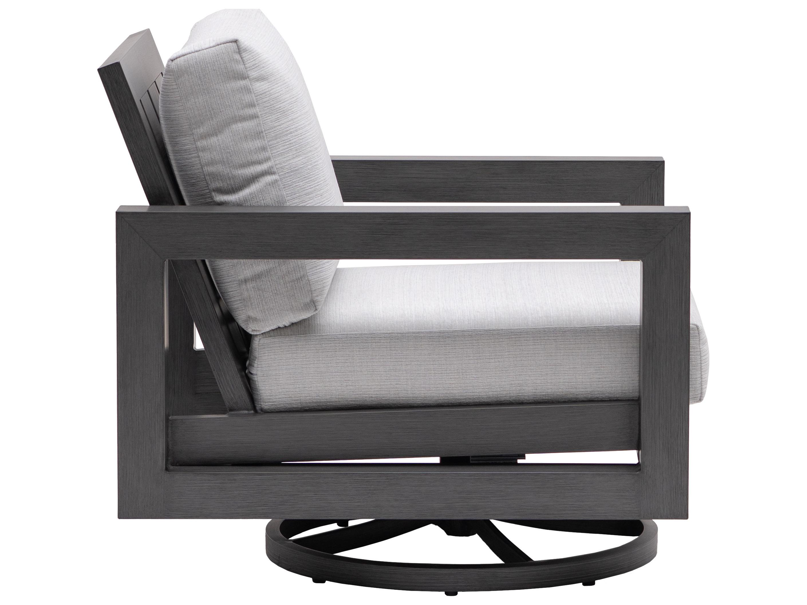 Ratana Milano Aluminum Cushion Lounge Chair