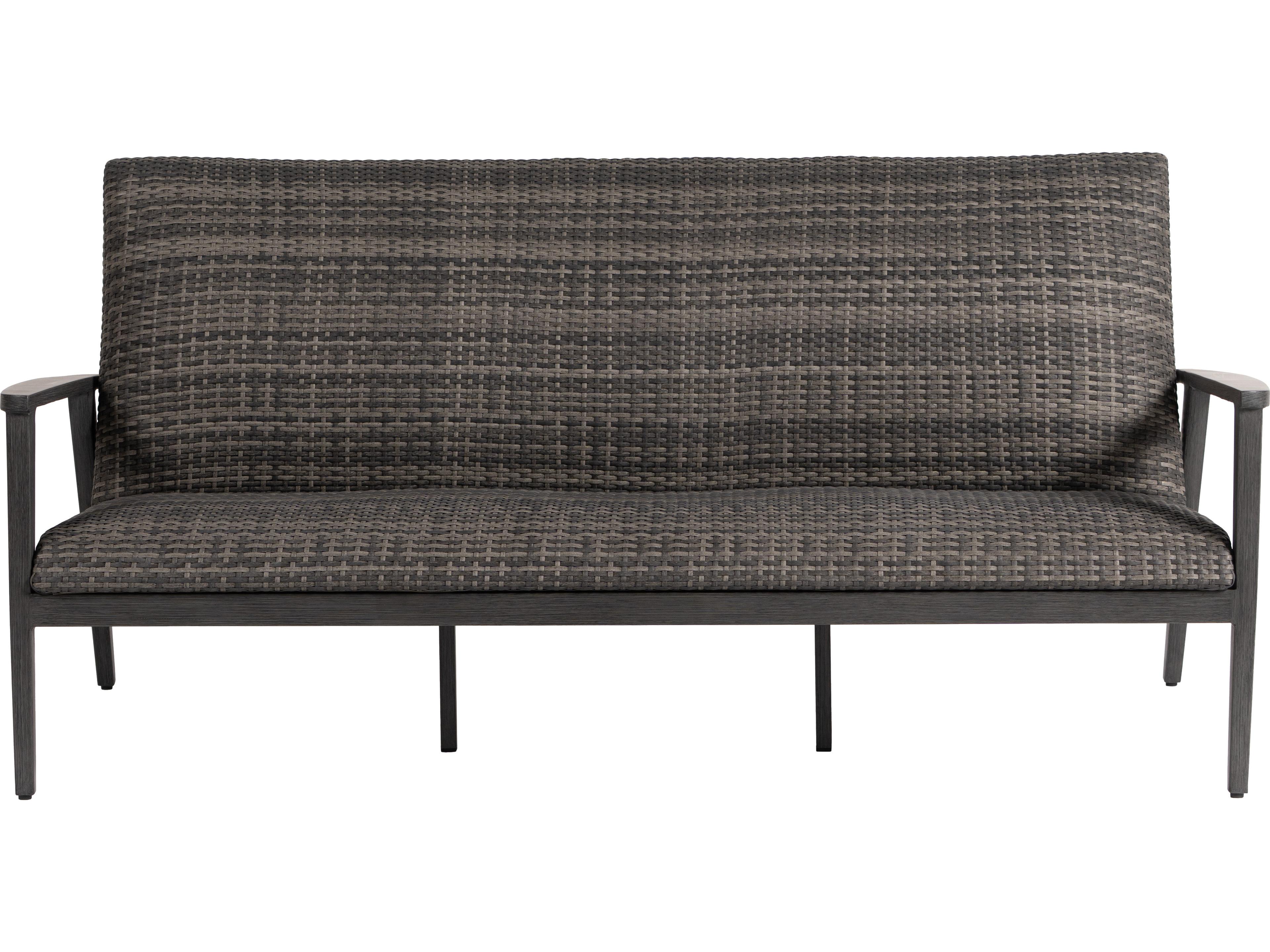 Ratana Cabo San Lucas Aluminum Wicker Sofa