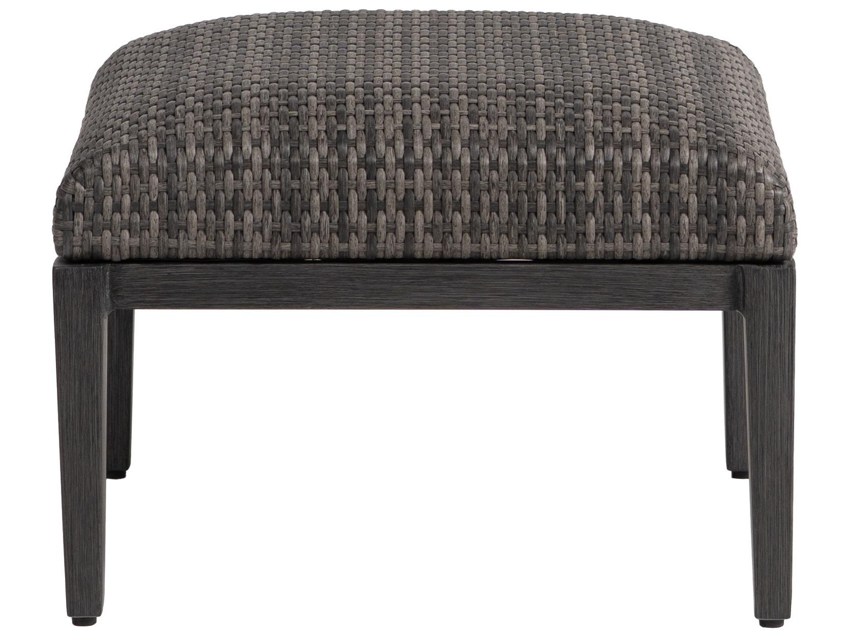 Ratana Cabo San Lucas Aluminum Wicker Ottoman