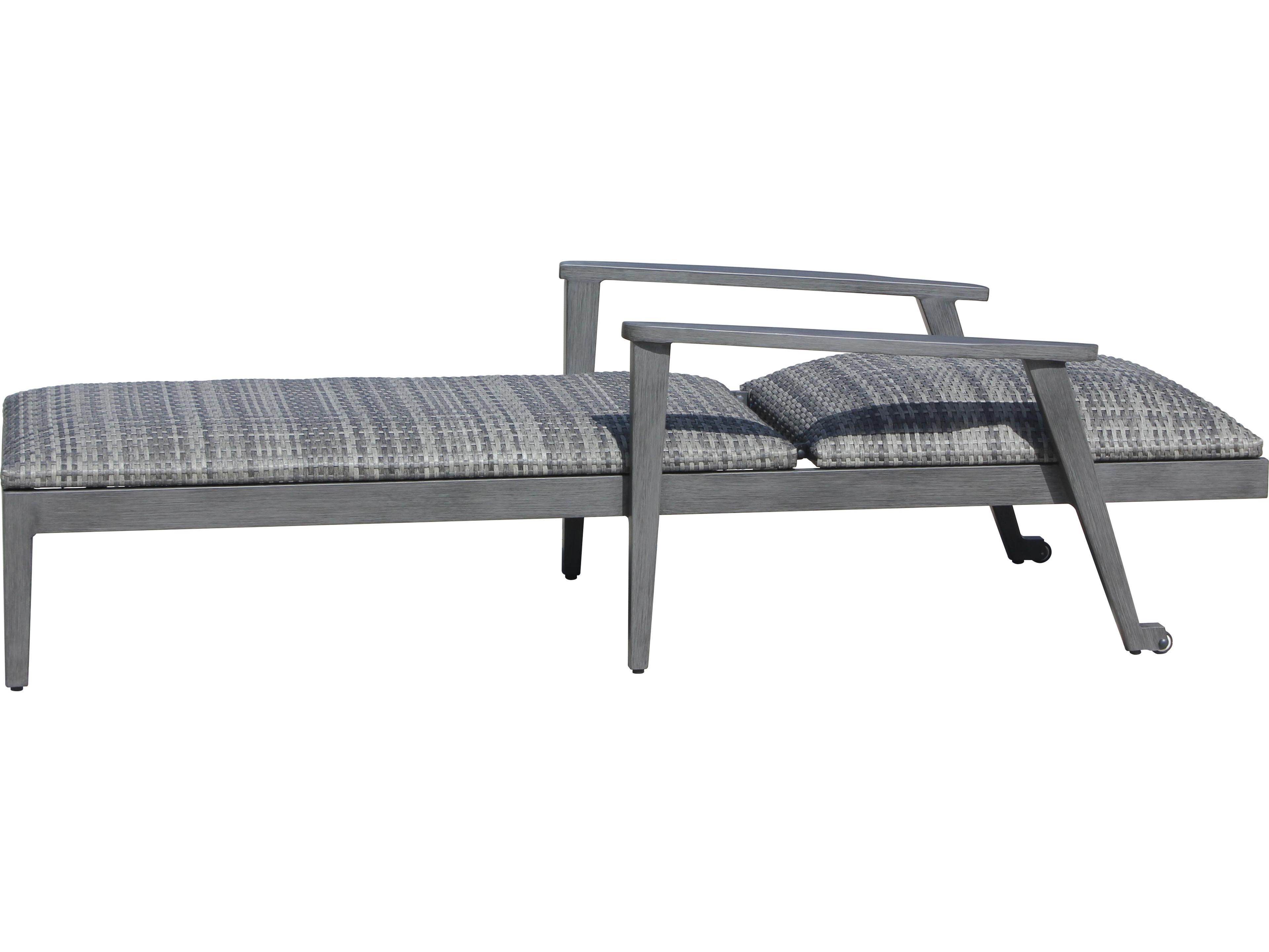 Ratana Cabo San Lucas Aluminum Wicker Chaise Lounge
