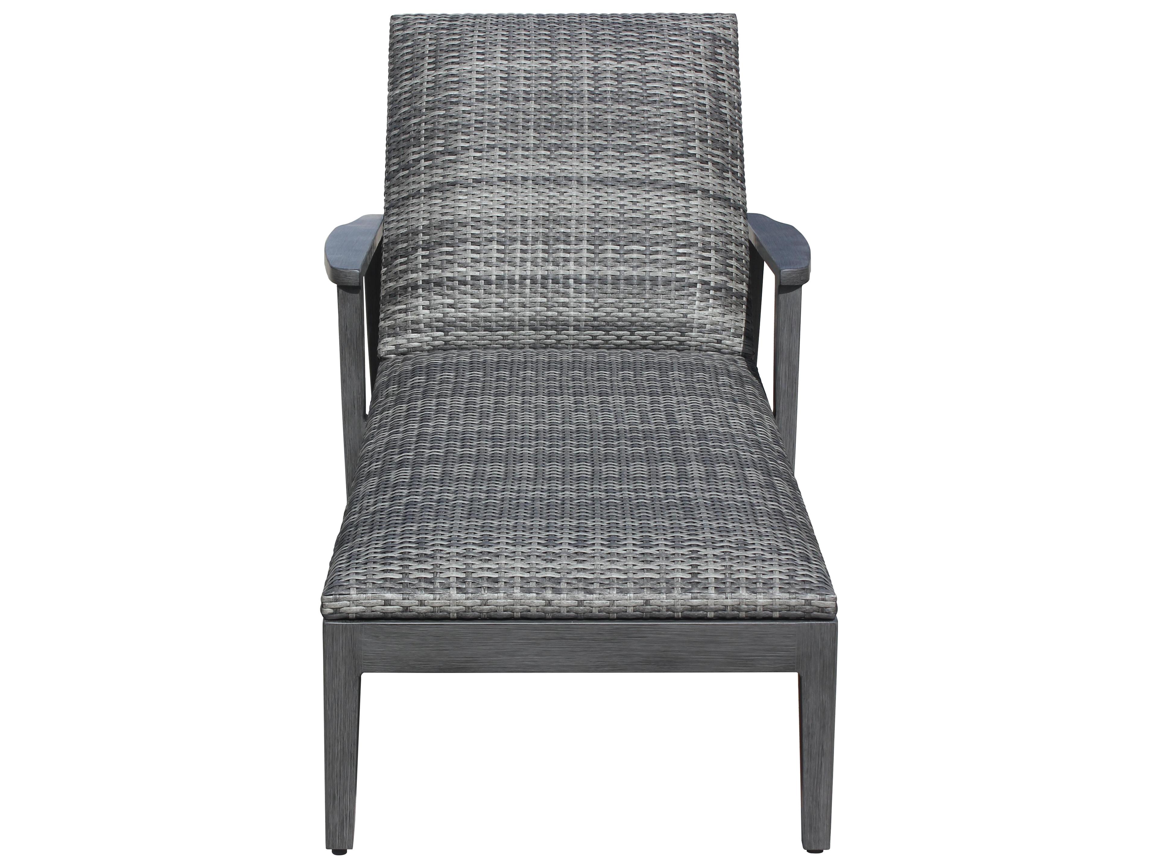 Ratana Cabo San Lucas Aluminum Wicker Chaise Lounge