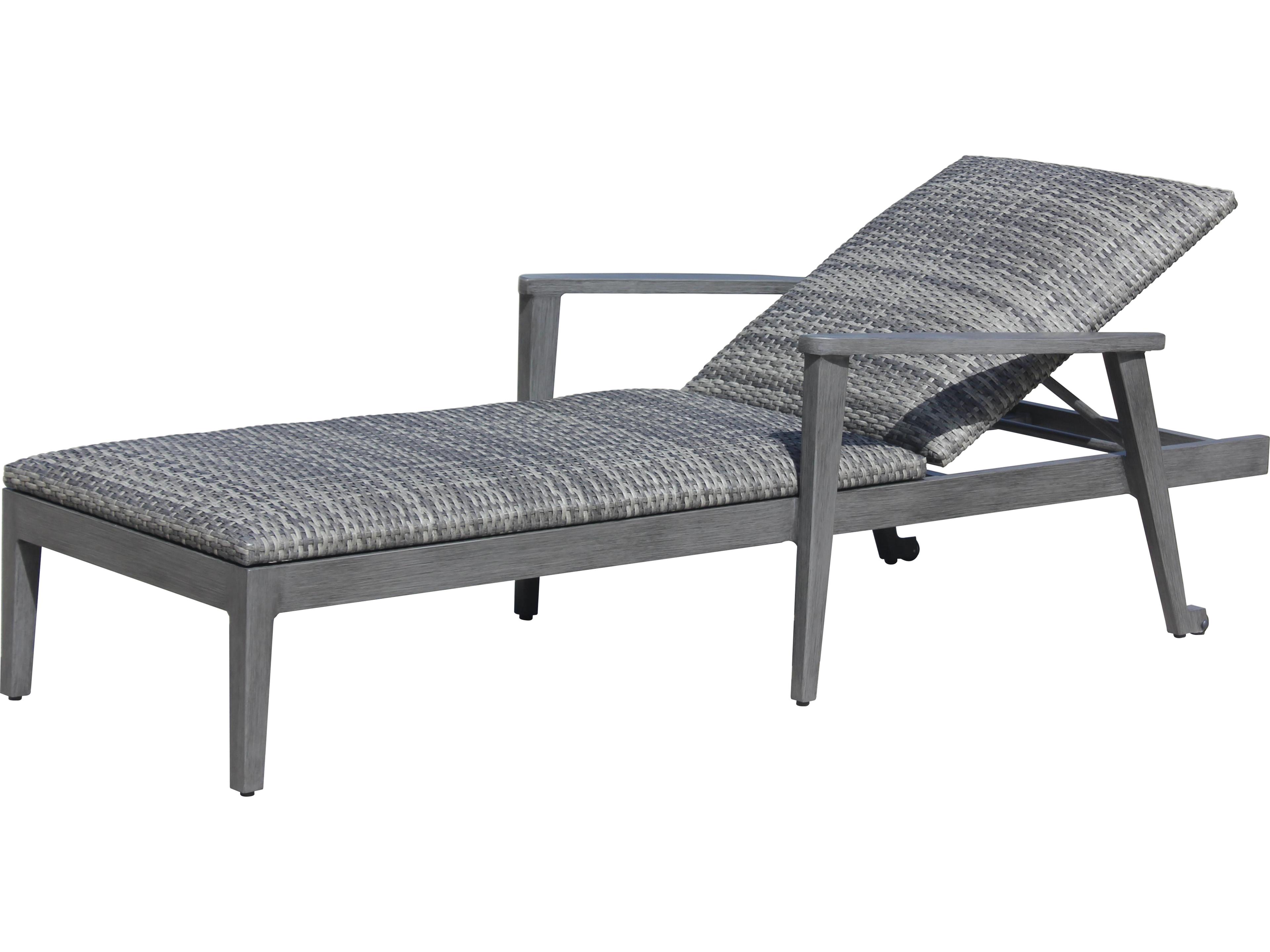 Ratana Cabo San Lucas Aluminum Wicker Chaise Lounge