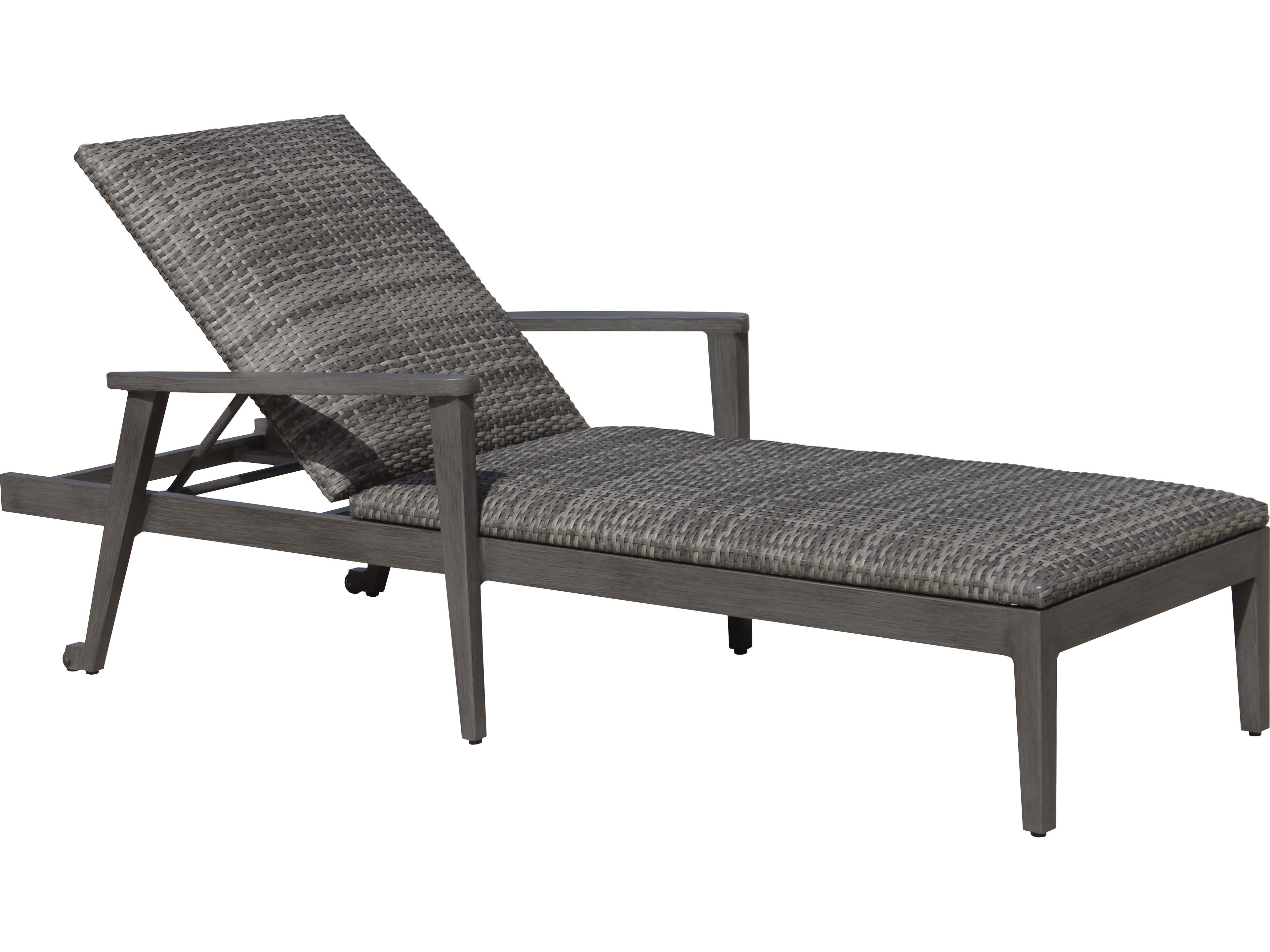 Ratana Cabo San Lucas Aluminum Wicker Chaise Lounge