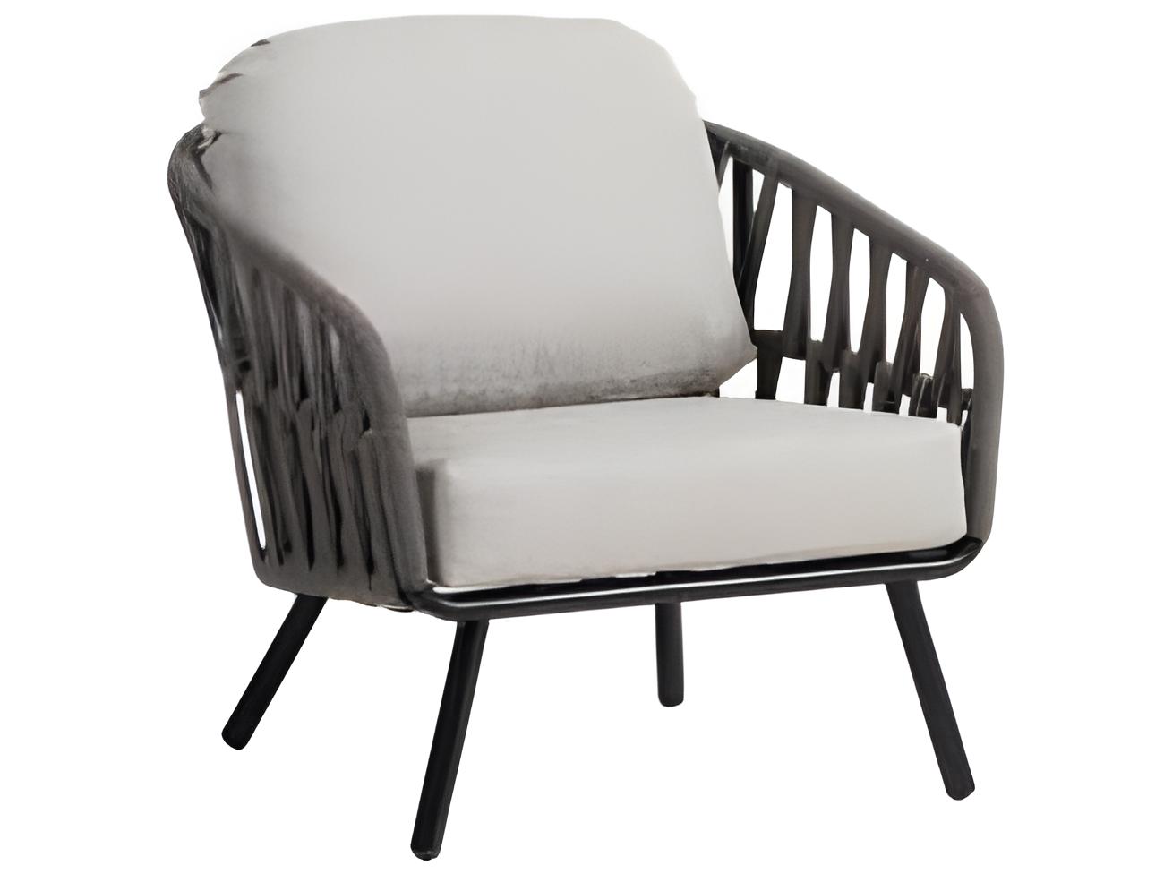 Ratana Hamptons Silver Diva Night Aluminum Cushion Lounge Chair