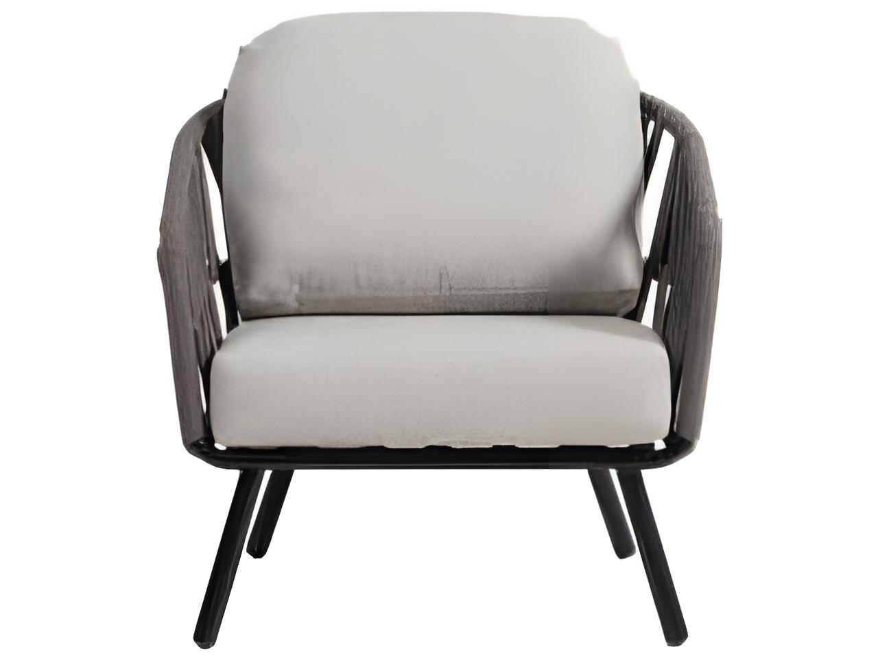 Ratana Hamptons Silver Diva Night Aluminum Cushion Lounge Chair